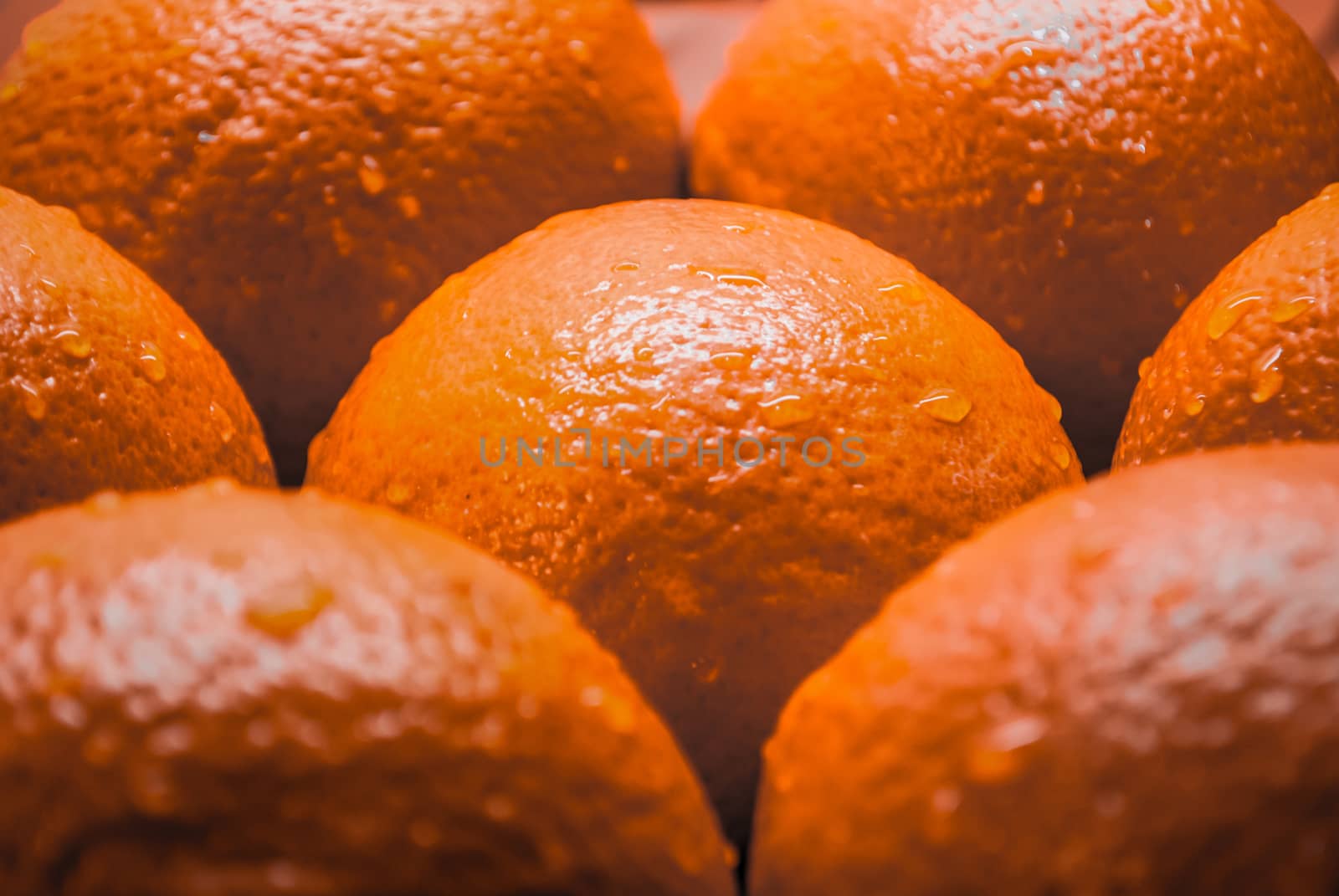 Close up of fresh juicy oranges