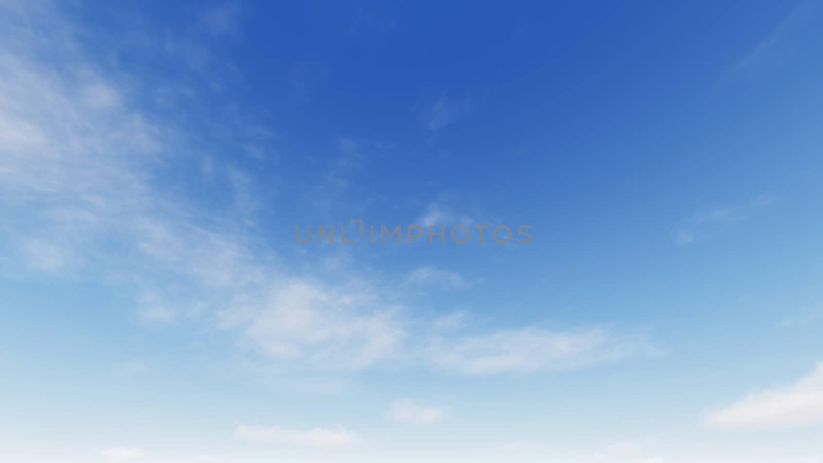Cloudy blue sky abstract background, blue sky background with tiny clouds, 3d rendering

