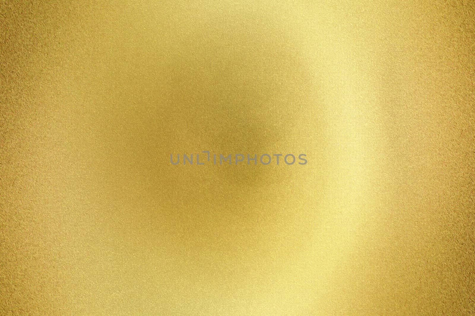 Light shining on gold rough metal sheet board , abstract texture background