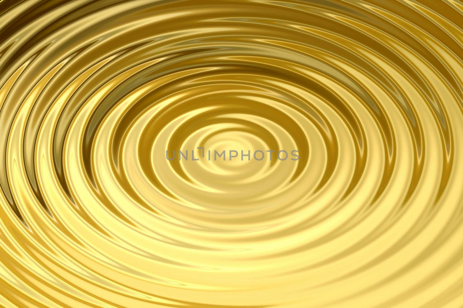 Glowing gold water ring with liquid ripple, abstract background texture by mouu007