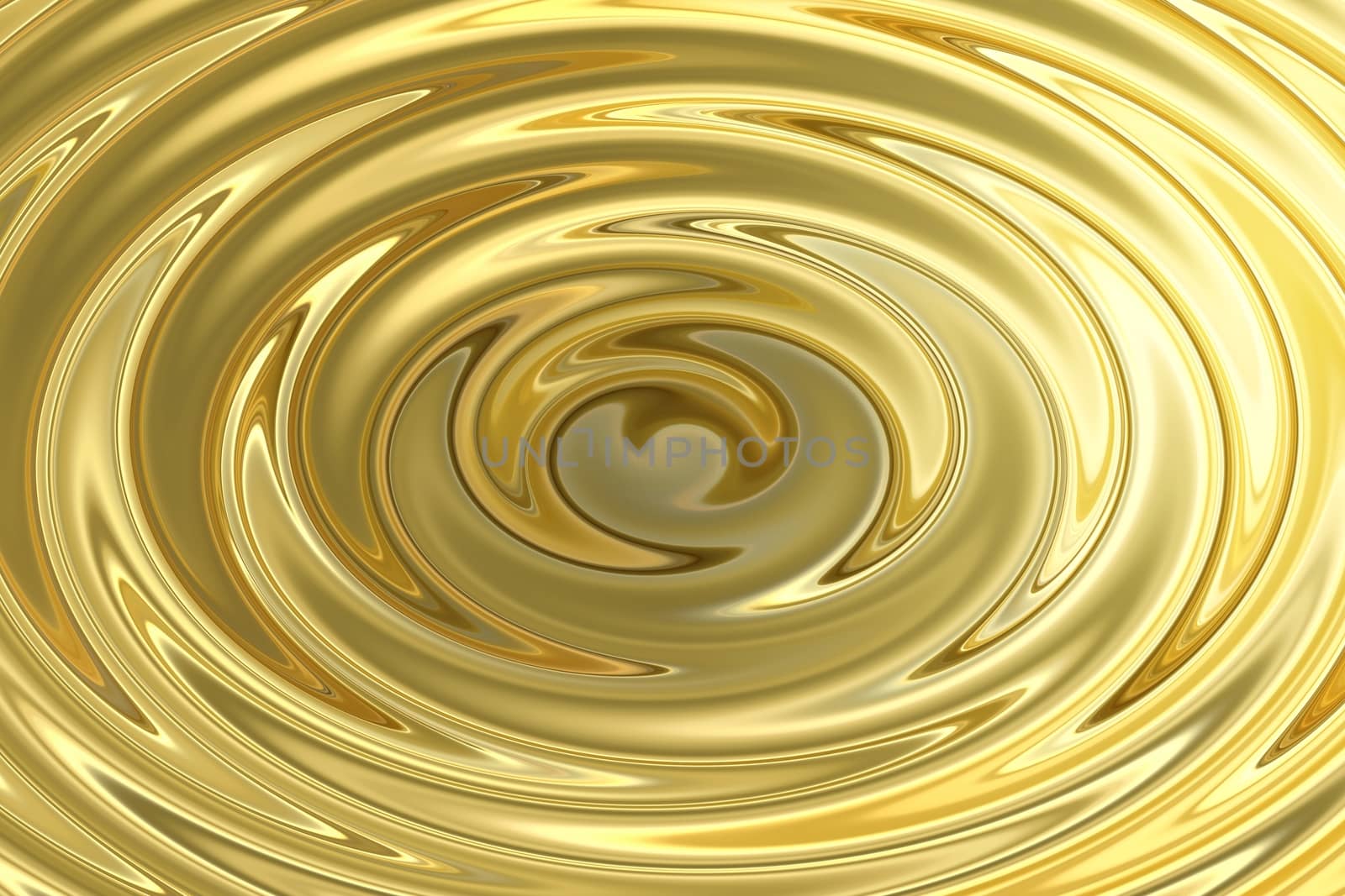 Light shining on gold water ripple, abstract texture background