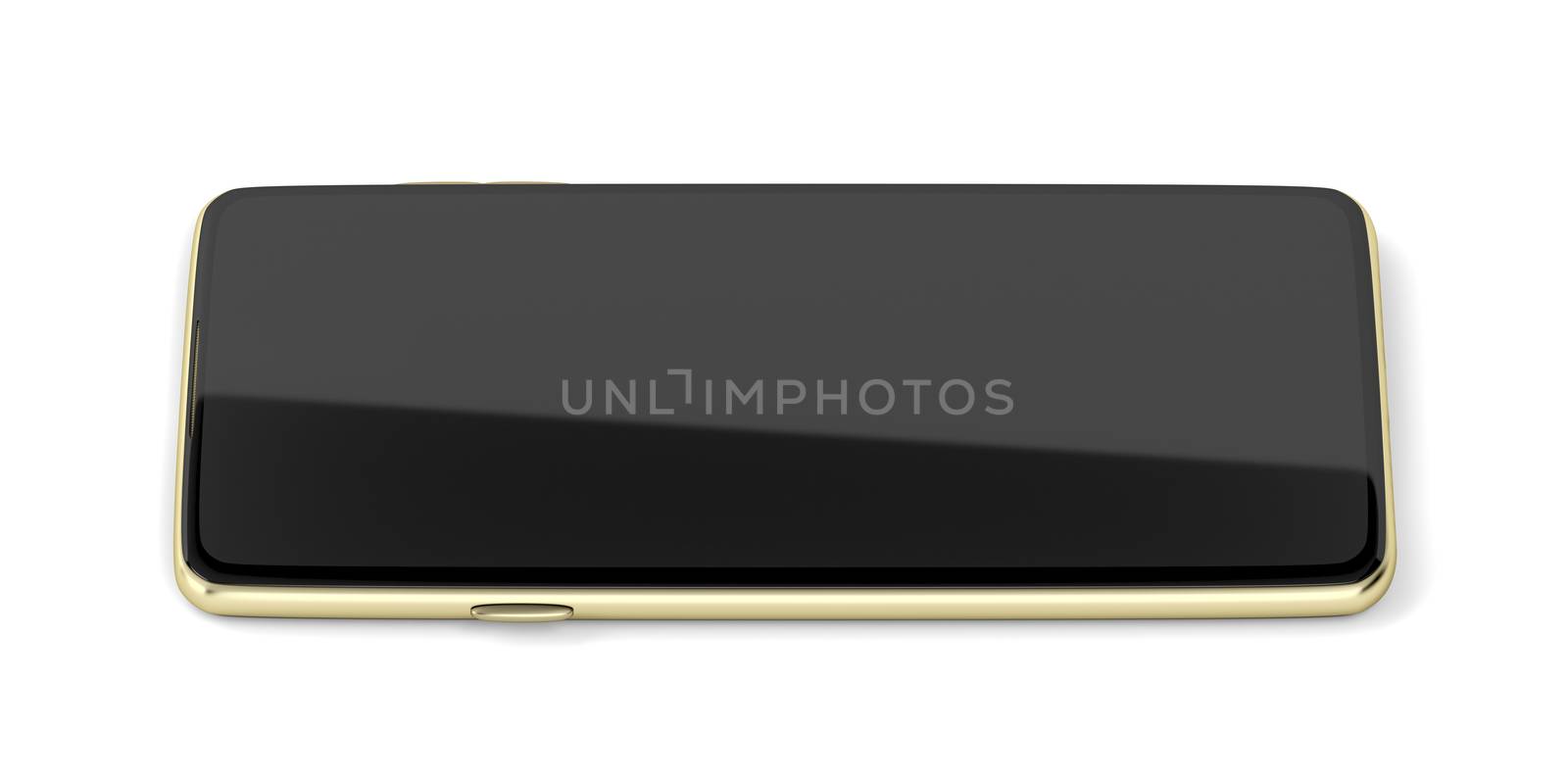 Gold smartphone by magraphics