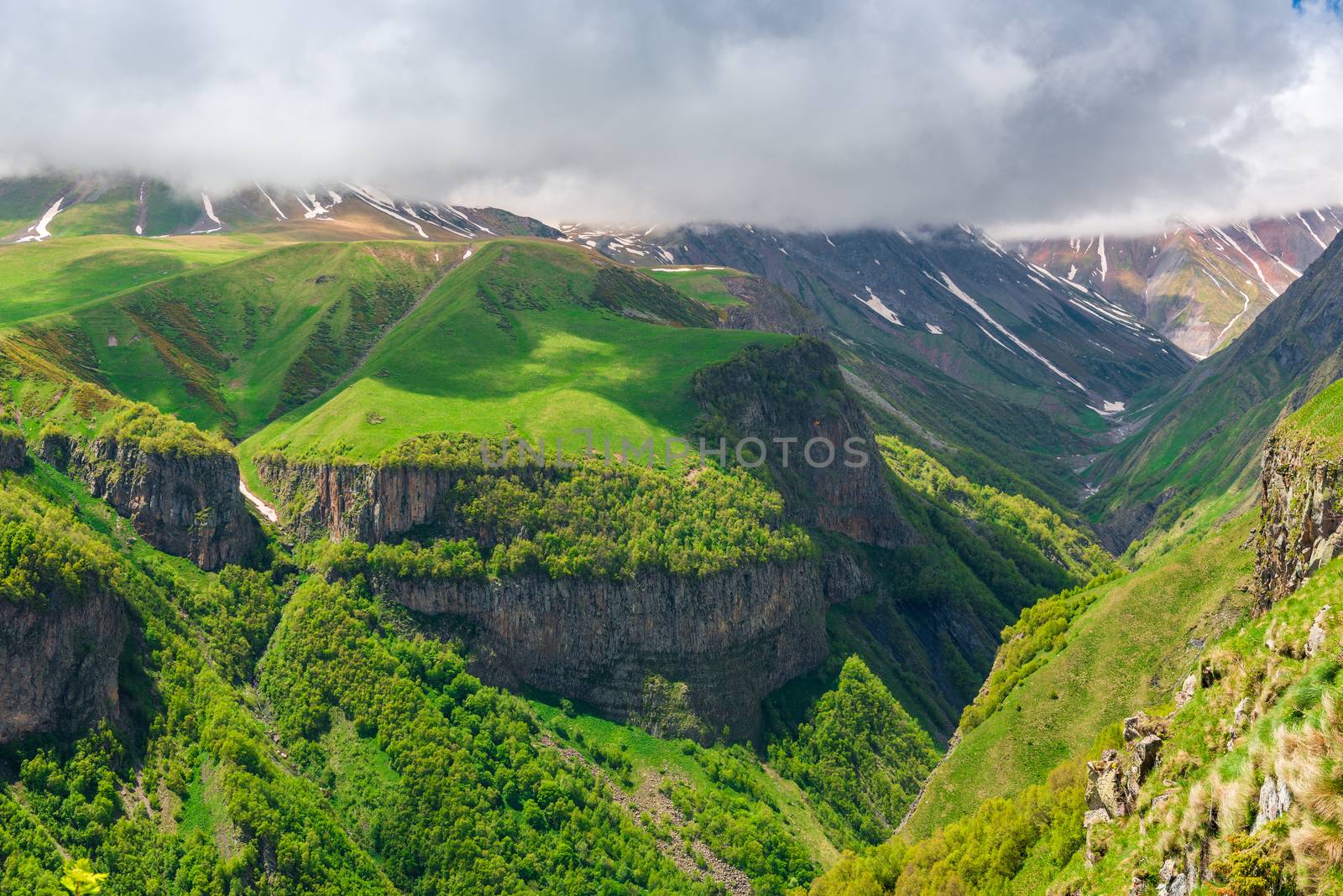 Travel across Georgia, picturesque high mountains and gorges, a by kosmsos111