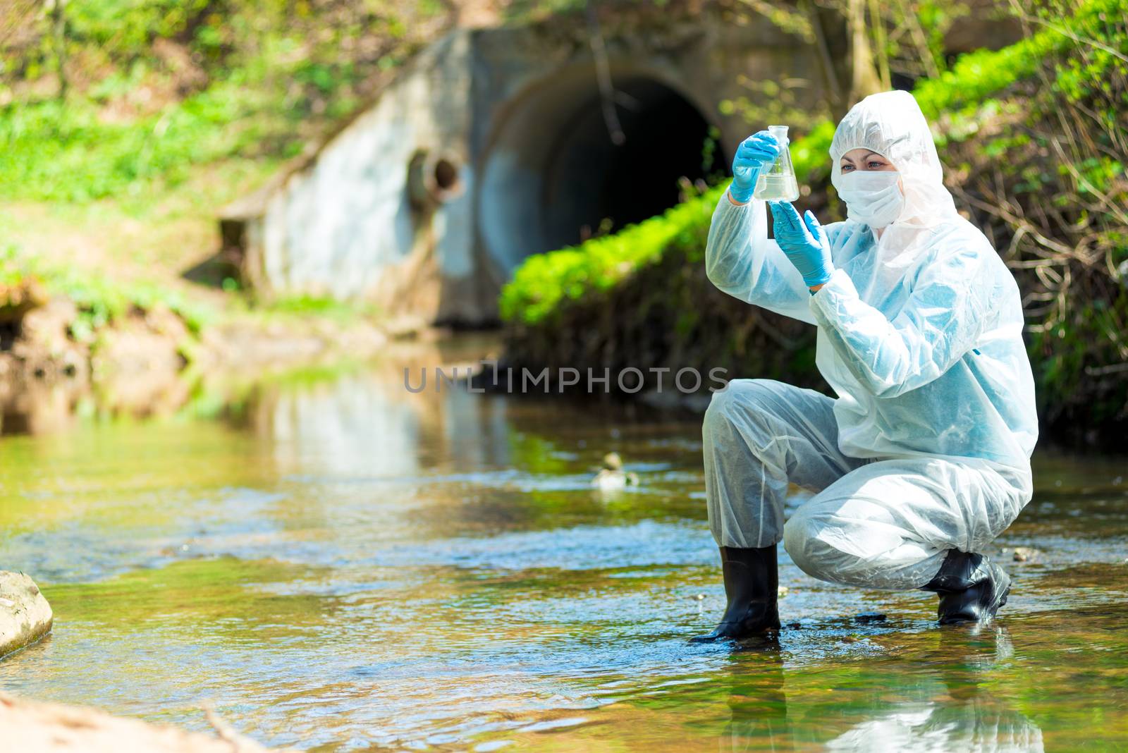 hazardous contaminated sewage water, environmentalist job by kosmsos111