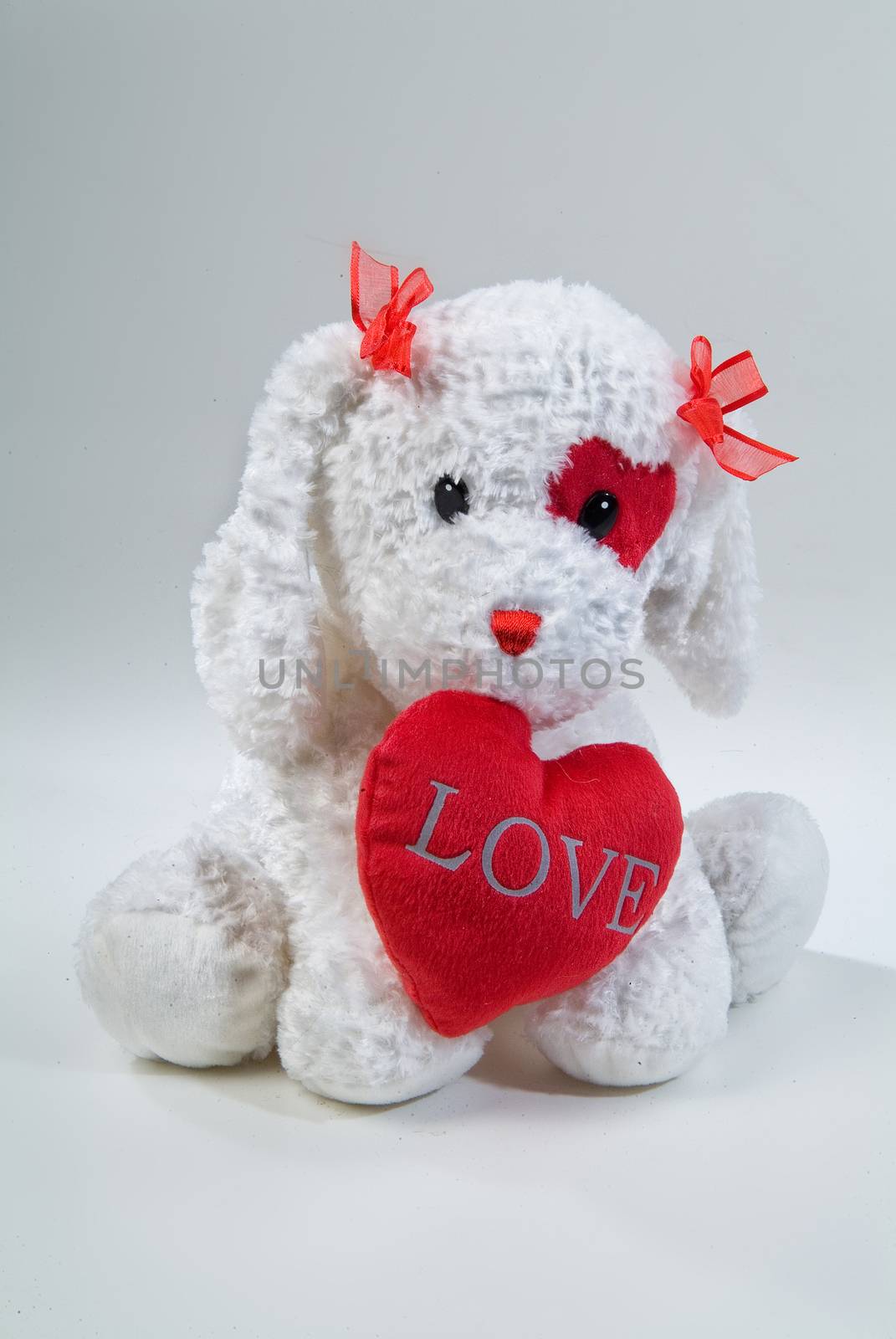Still life with toy on a studio background