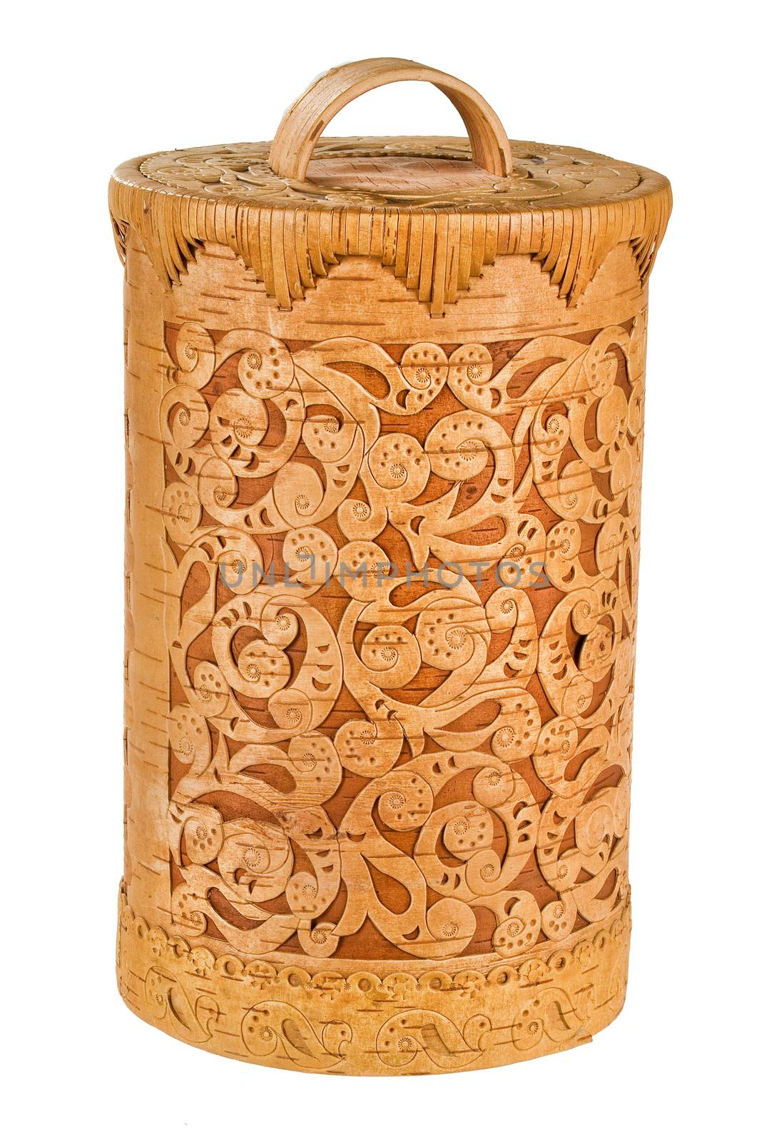 Russian traditional folk handmade make on a studio background