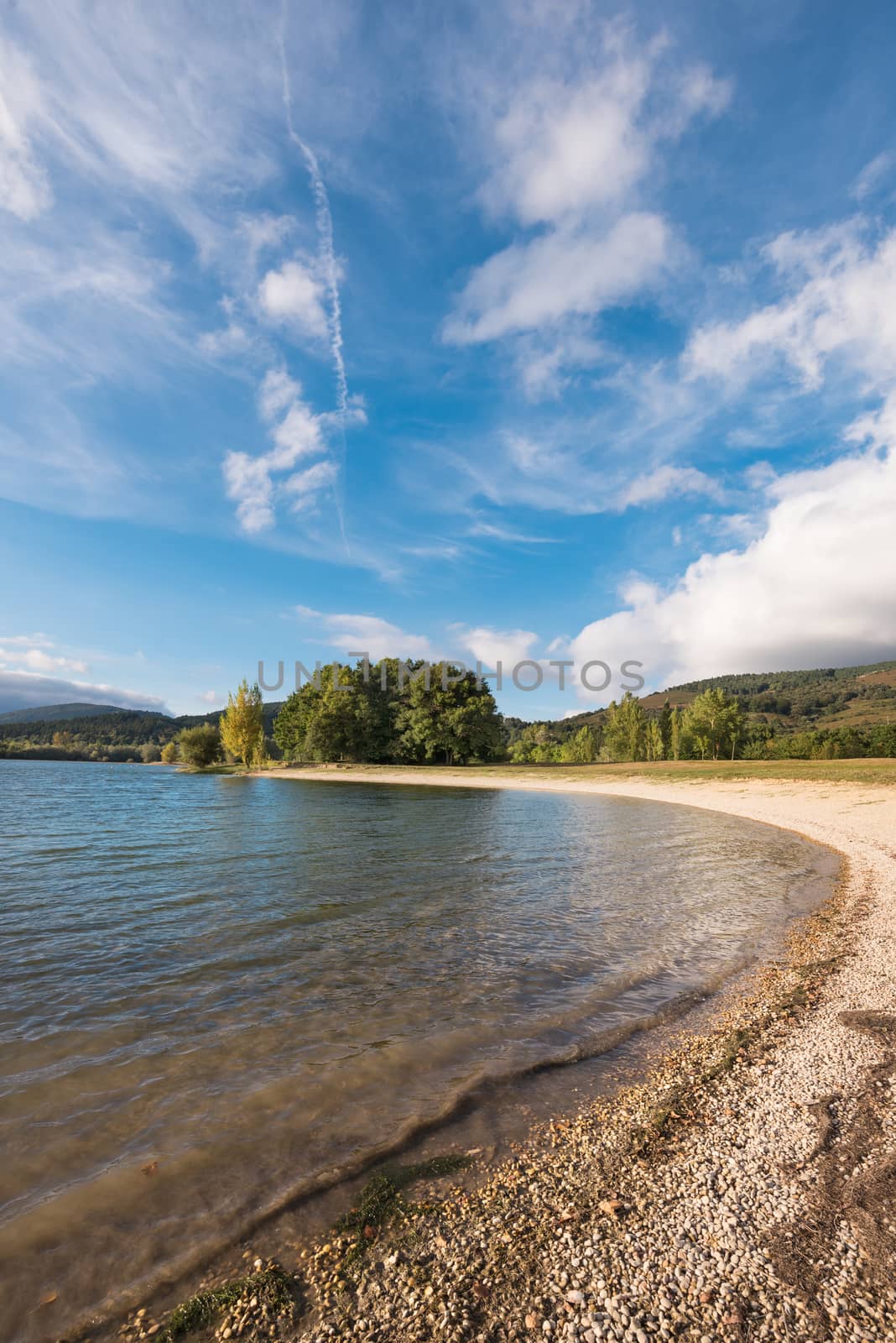 Ullibarri Gamboa lake in Alava, Basque country, Spain. by HERRAEZ