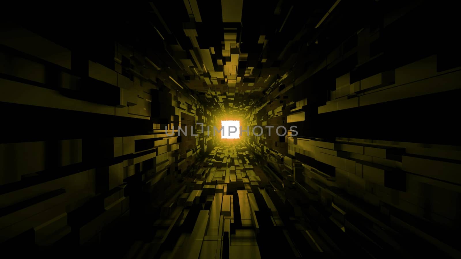 black scifi space tunnel background wallpaper with nice glow 3d rendering vjloop by tunnelmotions