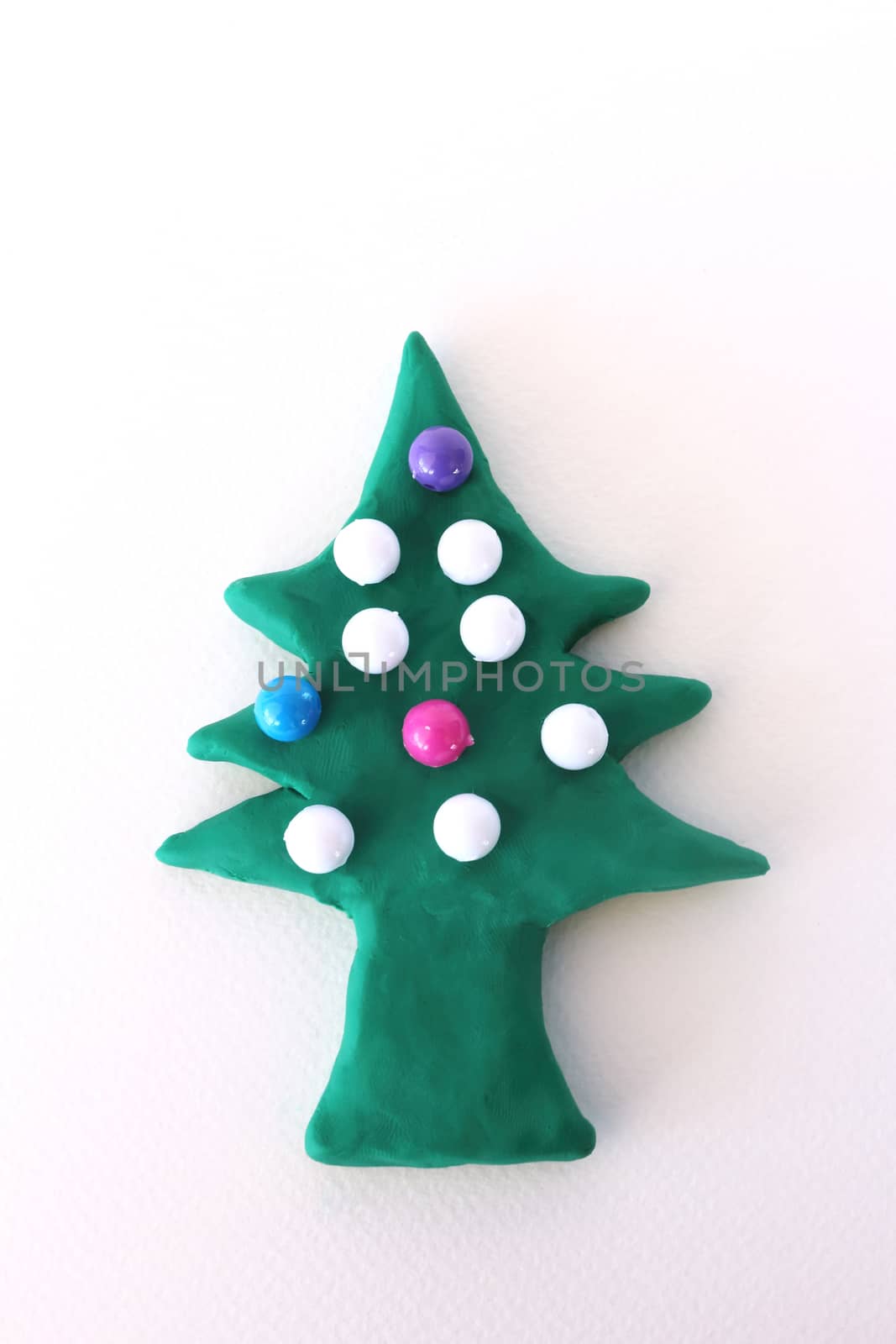 chrismas tree from plasticine created by myself.