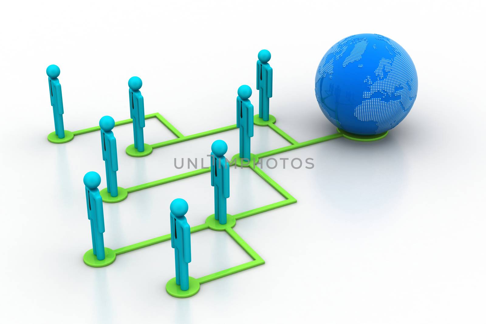 Concept of global business network