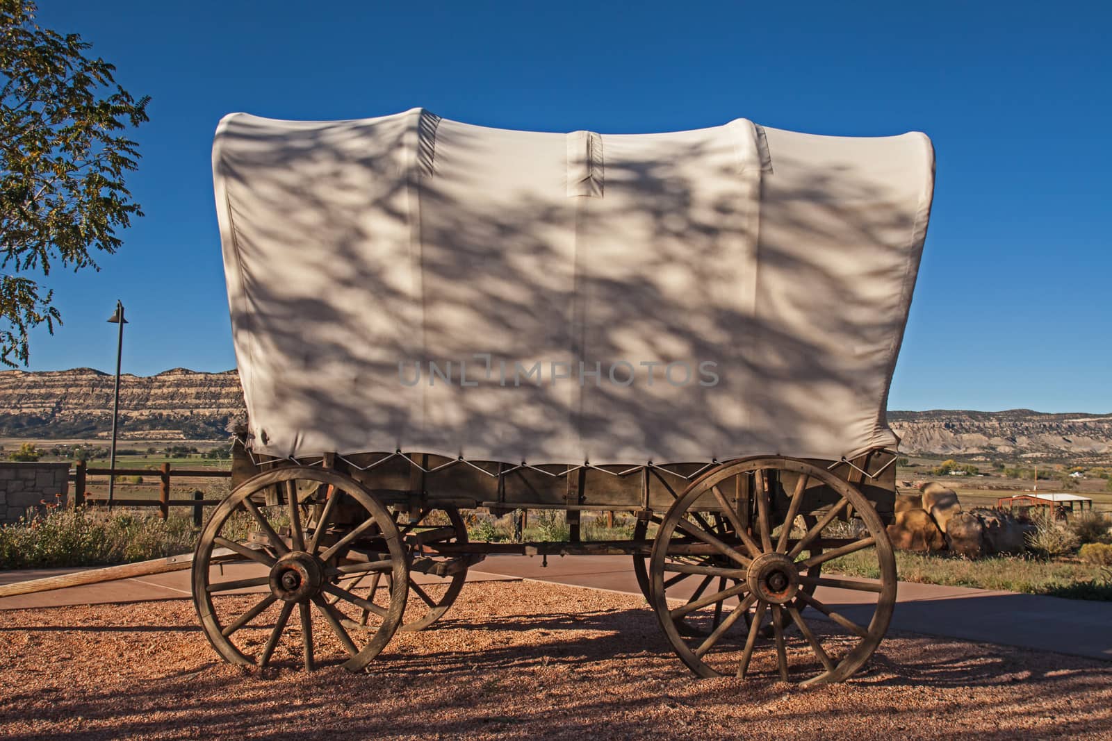 Pioneer wagon at Escalante Heritage Center by kobus_peche