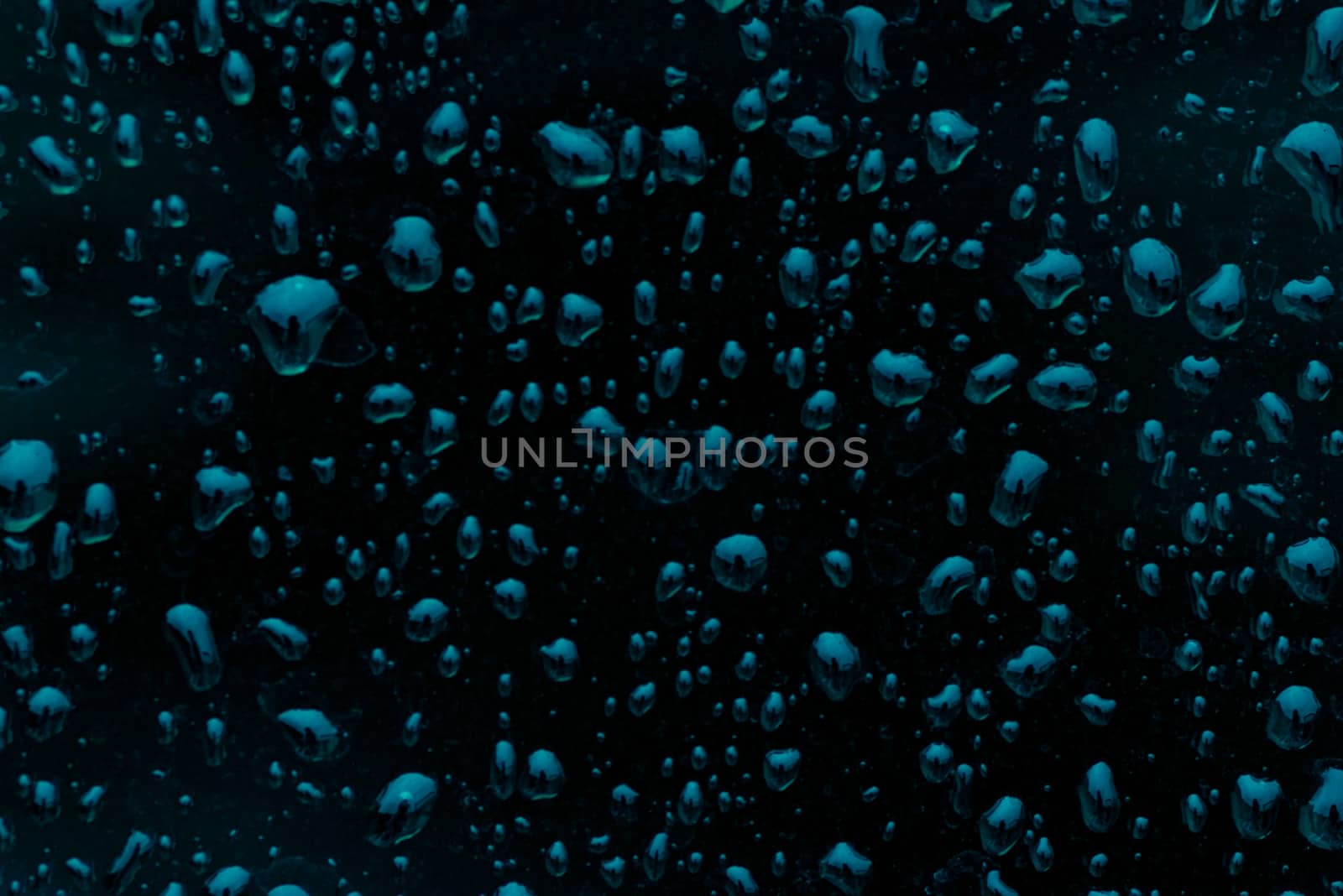 Fresh raw chicken fillet on a wooden cutting board.Water droplets on black background.