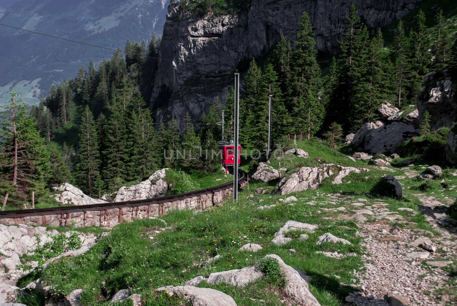 Railway up the momuntain by arvidnorberg