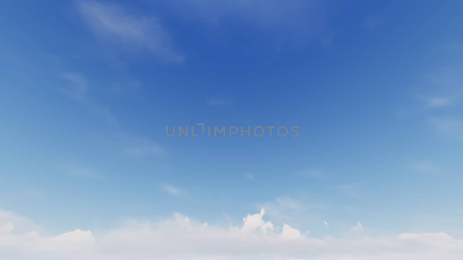Cloudy blue sky abstract background, blue sky background with tiny clouds, 3d rendering

