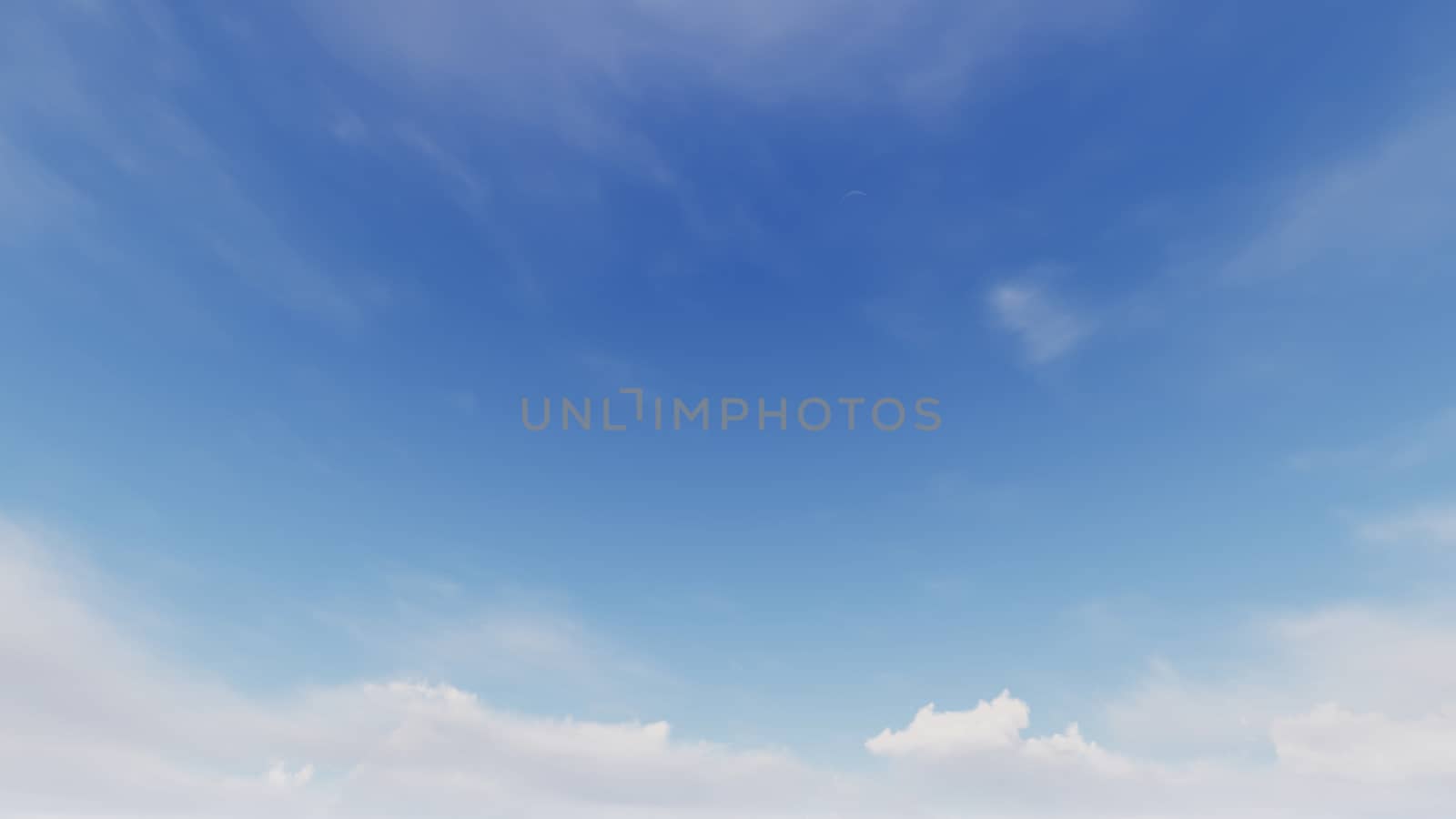 Cloudy blue sky abstract background, blue sky background with tiny clouds, 3d rendering

