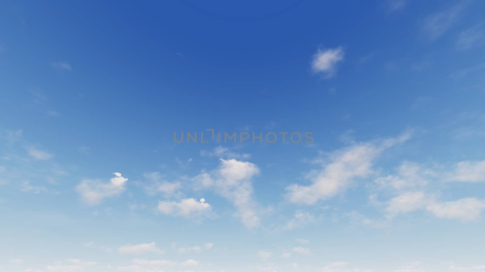 Cloudy blue sky abstract background, blue sky background with tiny clouds, 3d rendering


