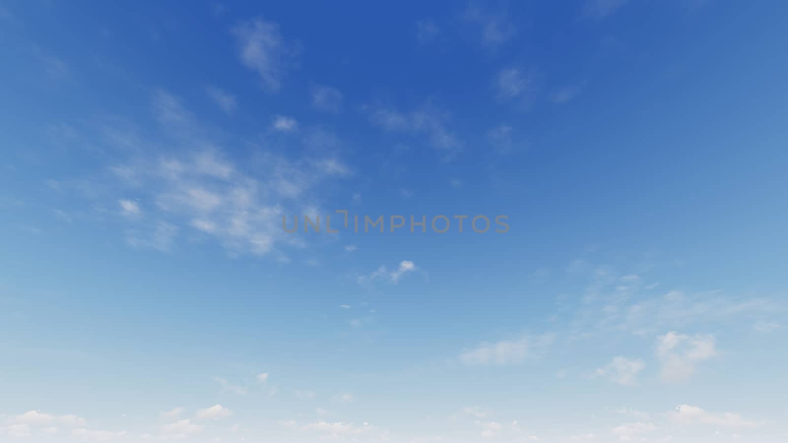 Cloudy blue sky abstract background, blue sky background with tiny clouds, 3d rendering


