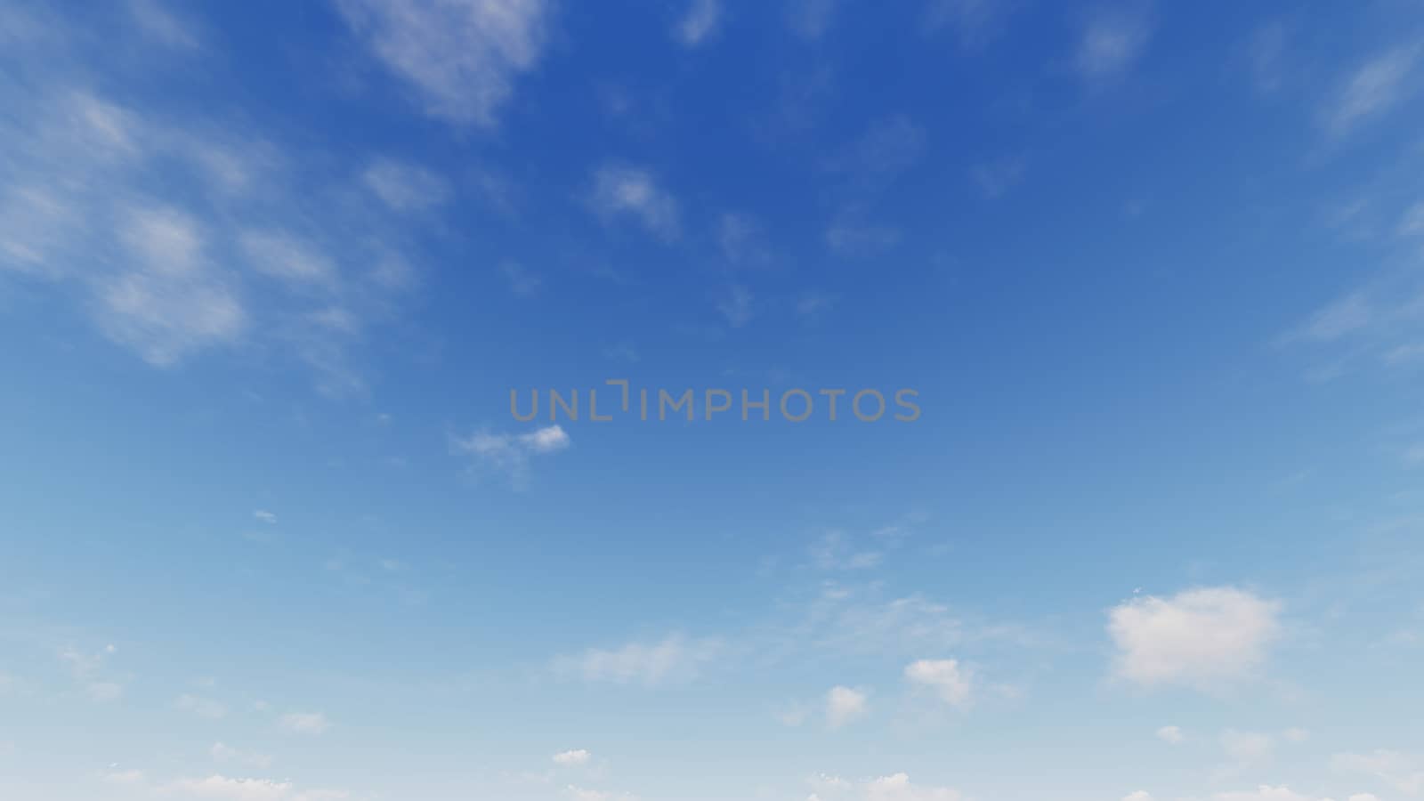 Cloudy blue sky abstract background, blue sky background with tiny clouds, 3d rendering

