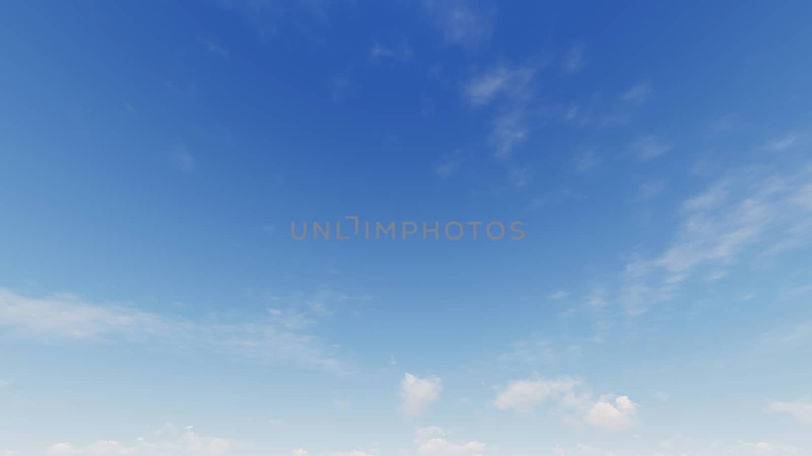 Cloudy blue sky abstract background, blue sky background with tiny clouds, 3d rendering

