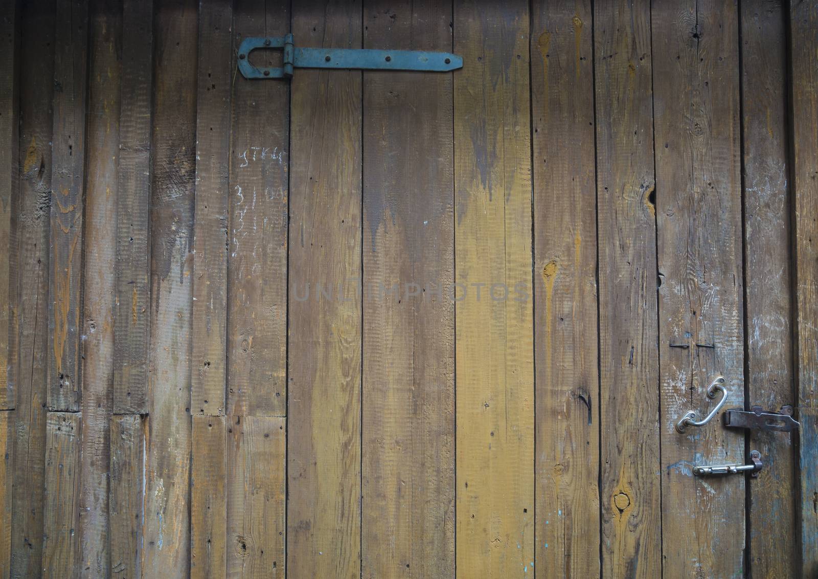 old, grunge wood panels used as background