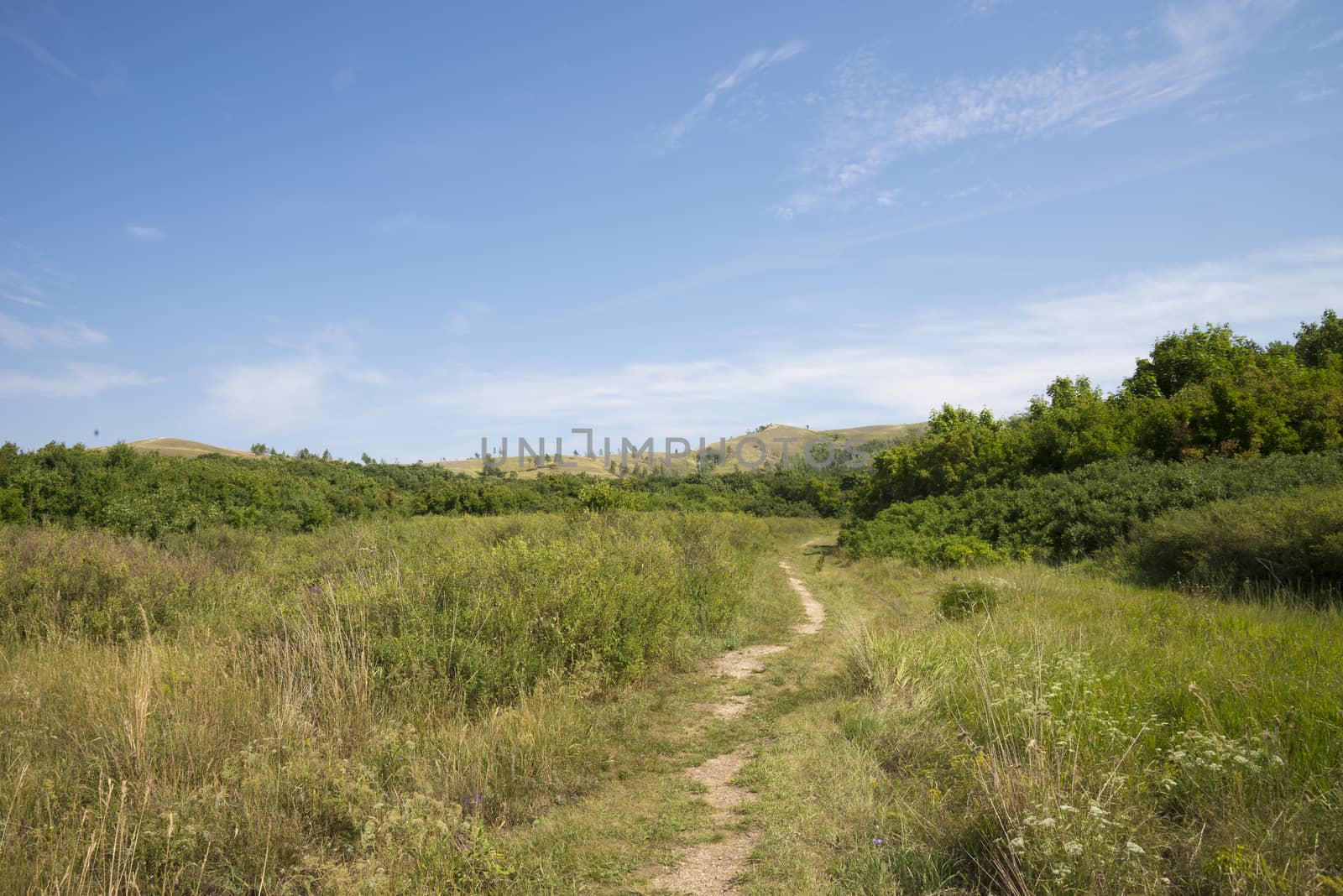 Molodetskiy Kurgan. Attraction of the Samara region. On a Sunny summer day