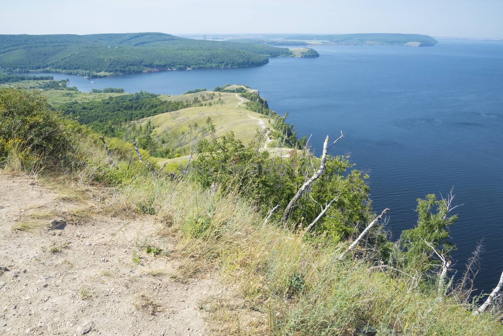 Molodetskiy Kurgan. Attraction of the Samara region. On a Sunny summer day