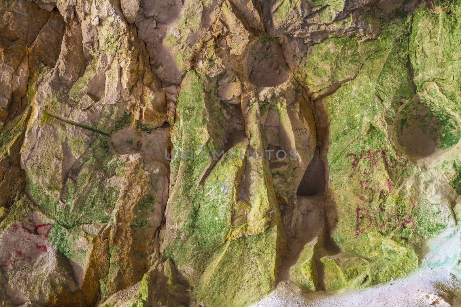 Multi-colored natural stone texture. Abstract background