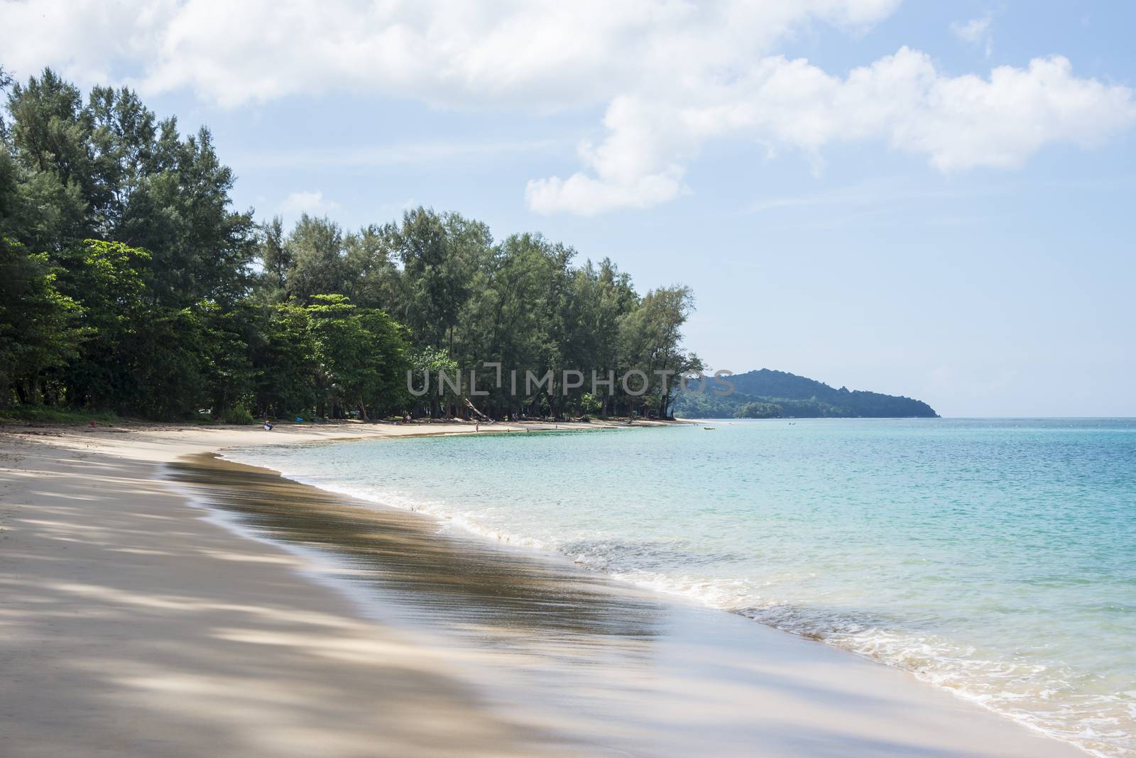 Coast of Sirinat National Park. Sunny day 21 December 2018.