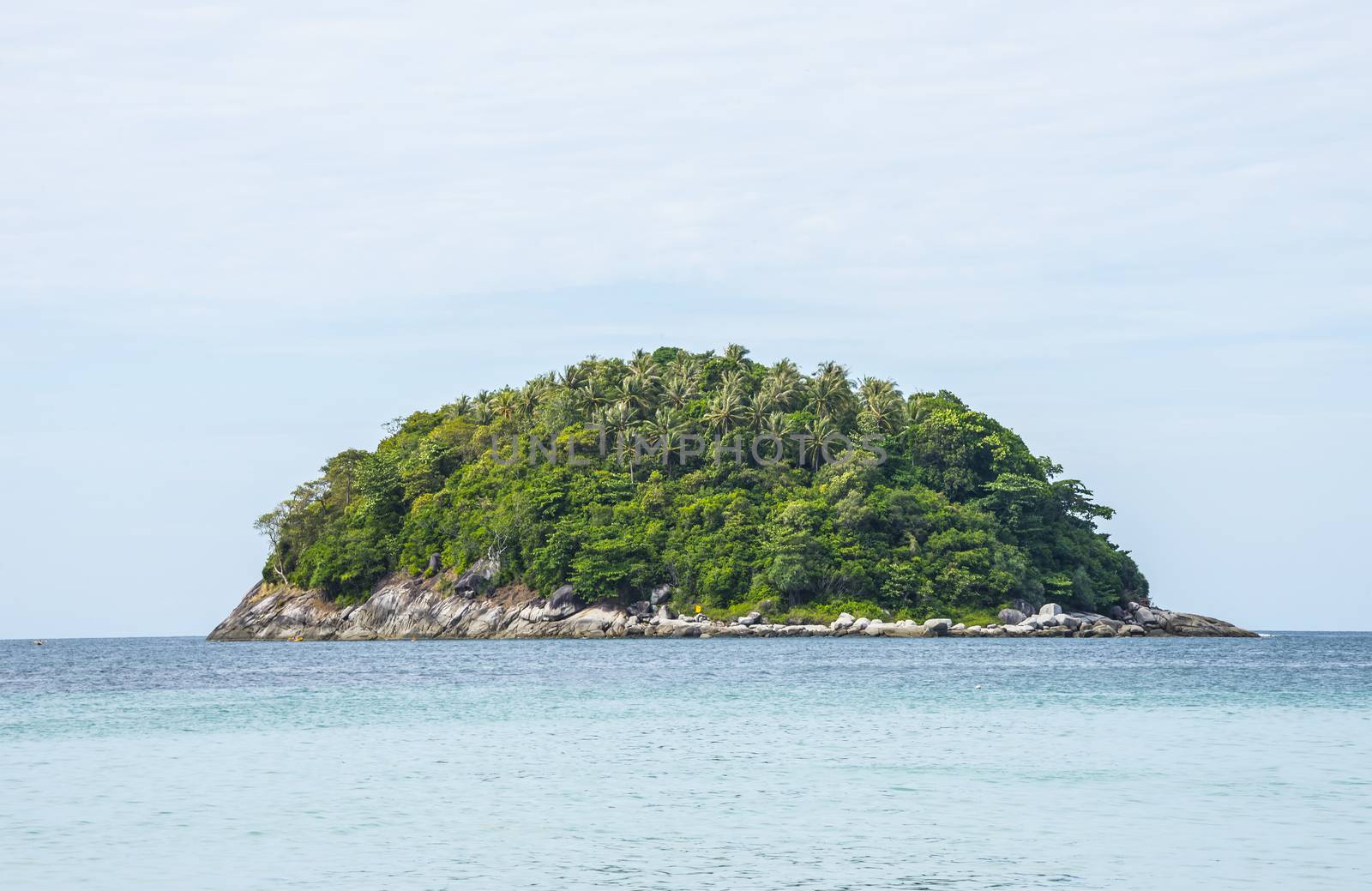 The landscape of the island of Phuket Thailand. Day 20 December 2018.