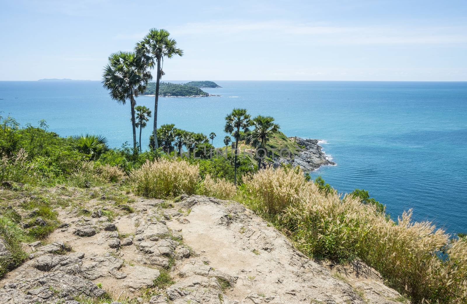 The landscape of the island of Phuket Thailand. Day 20 December 2018.
