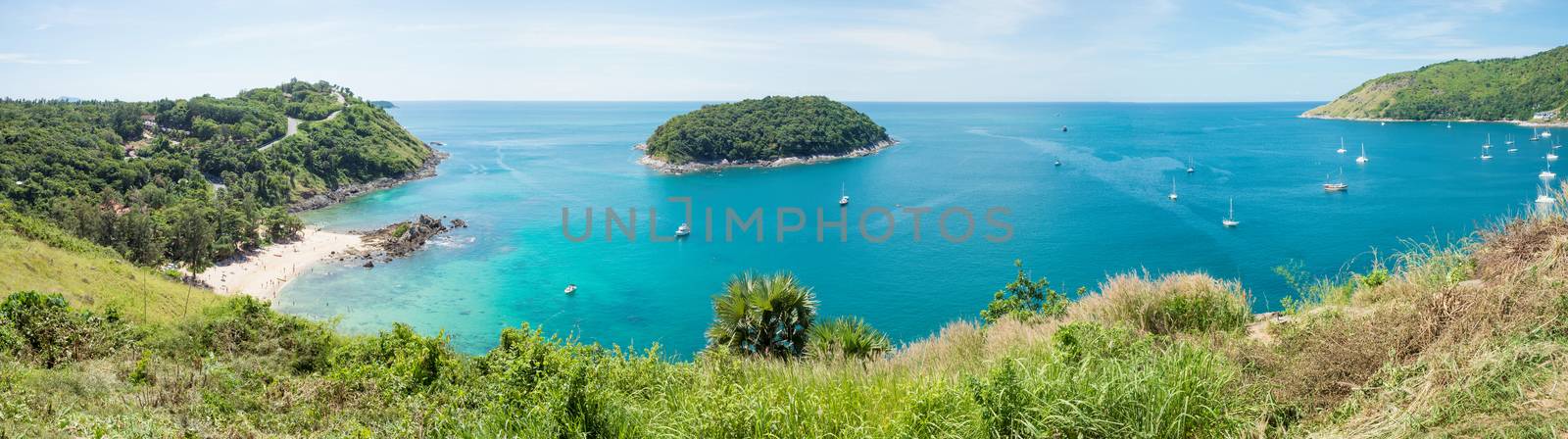 Yanui Noi beach in Phuket Thailand. Day 20 December 2018 by butenkow