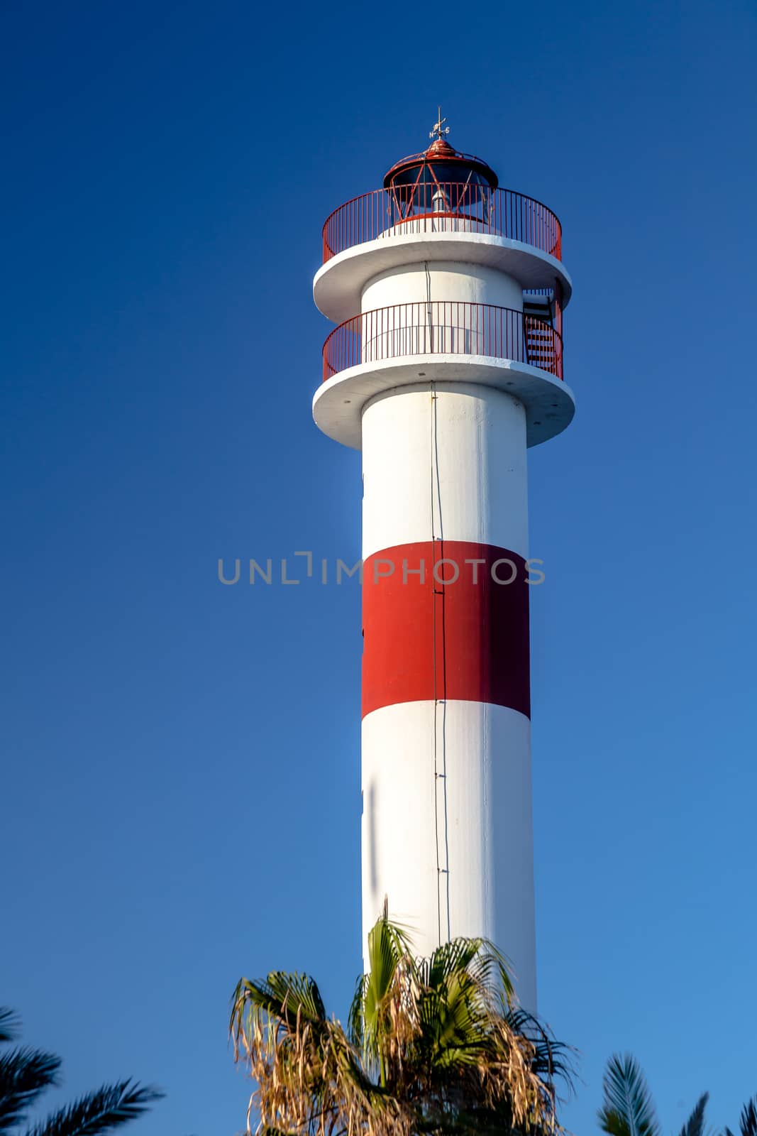 New lighthouse in Rota, Cadiz, Spain