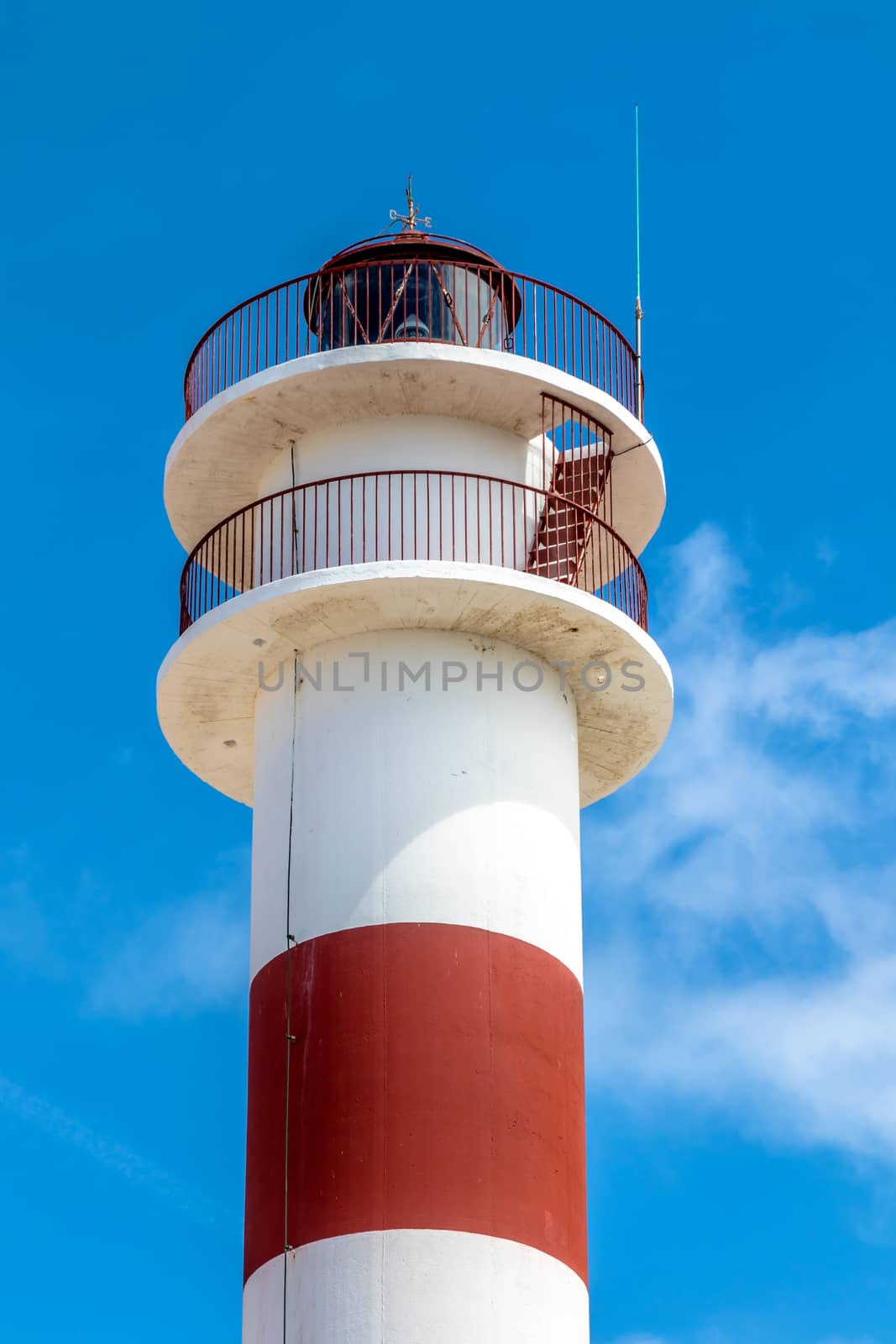 New lighthouse in Rota, Cadiz, Spain