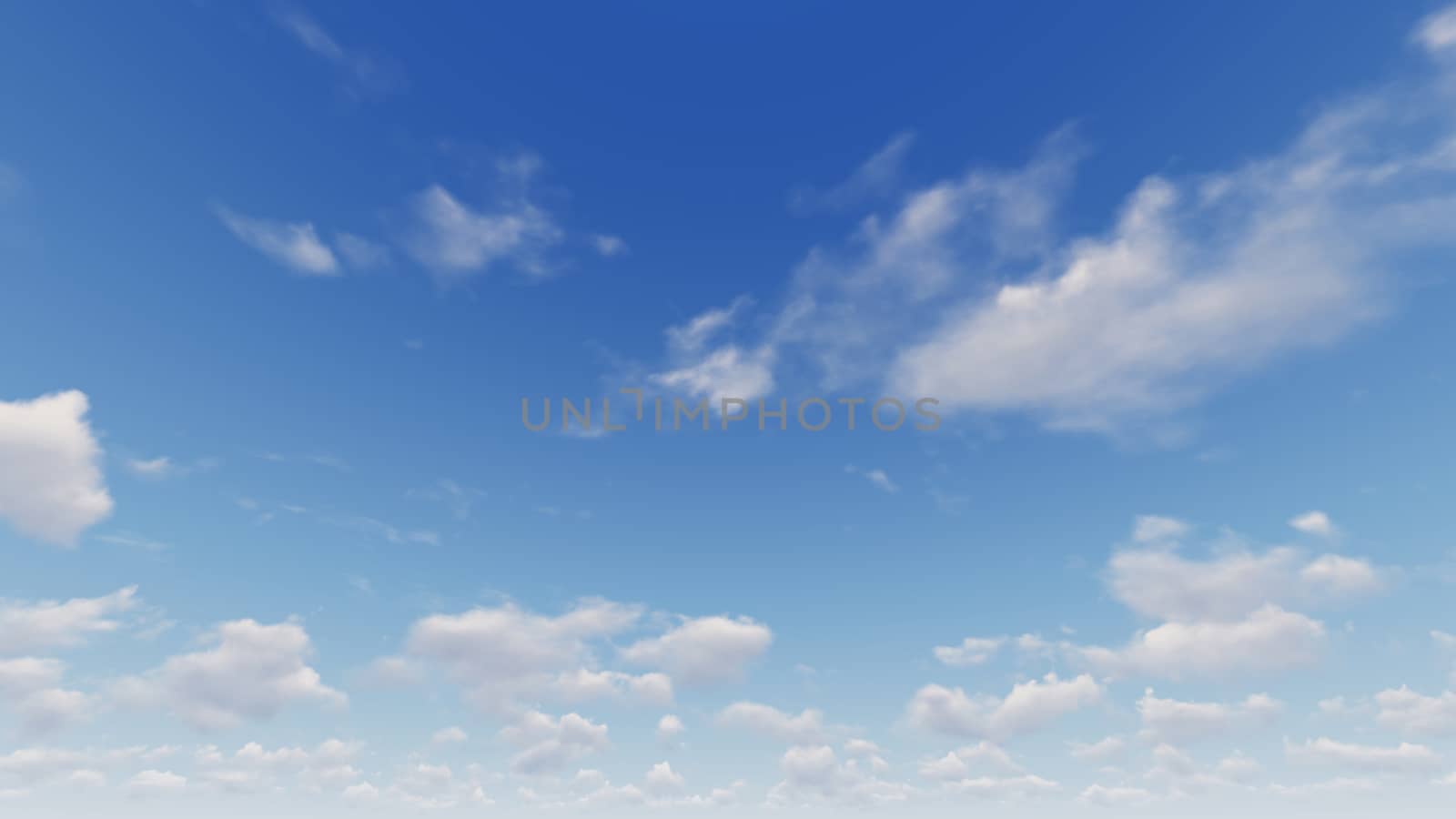 Cloudy blue sky abstract background, blue sky background with tiny clouds, 3d rendering

