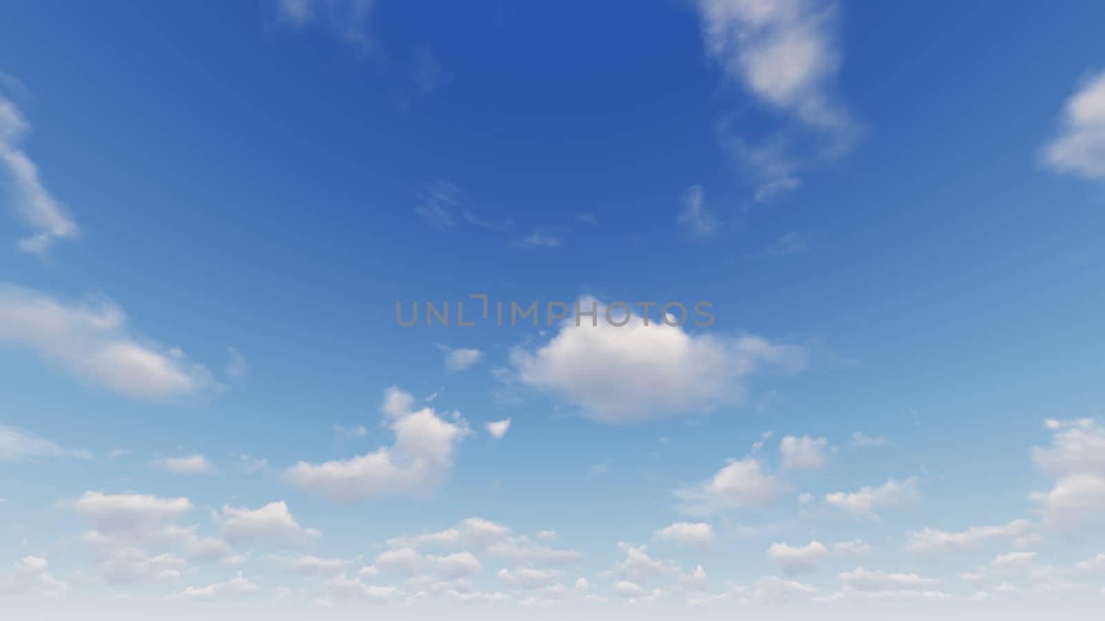 Cloudy blue sky abstract background, blue sky background with tiny clouds, 3d rendering

