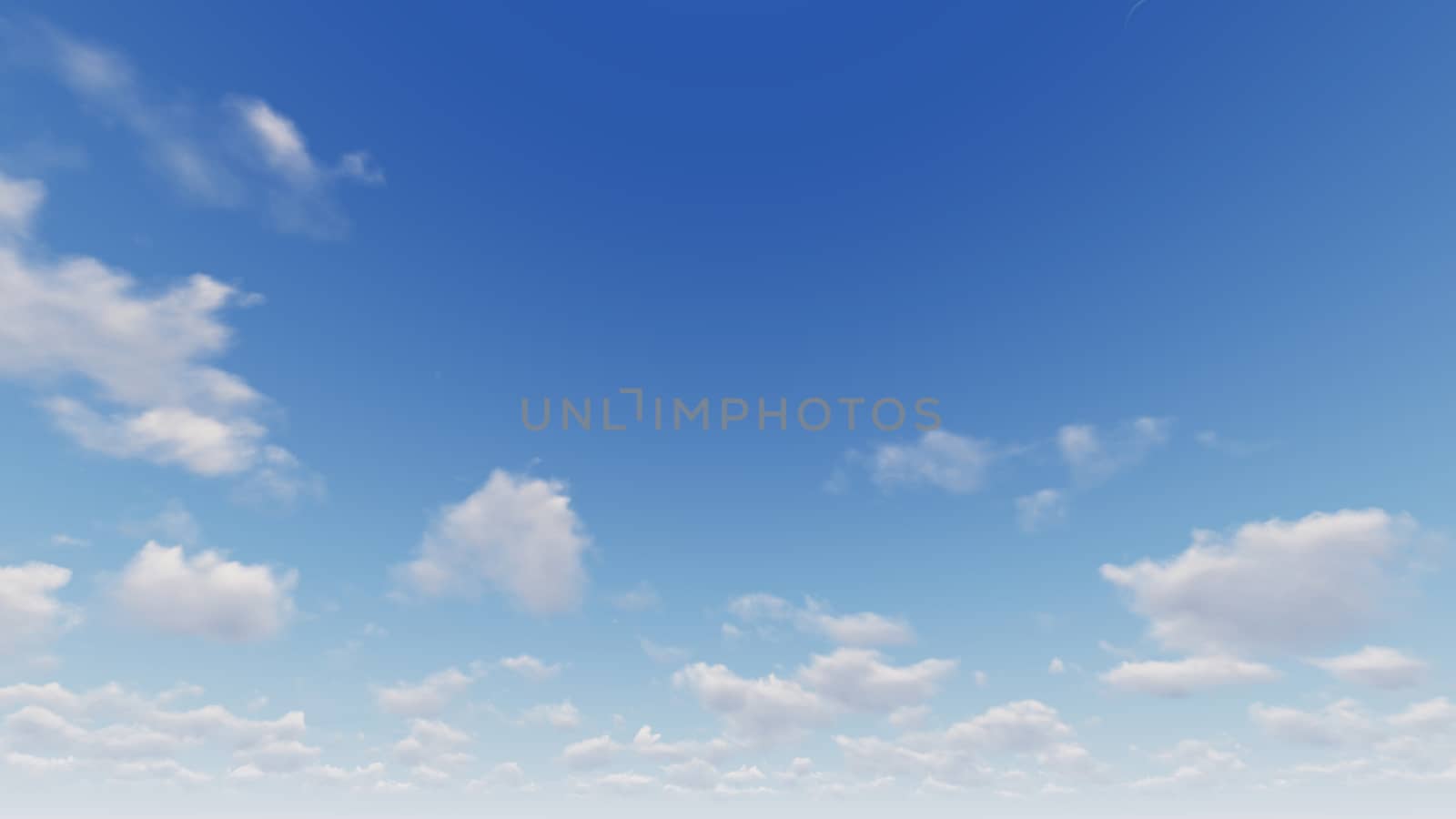 Cloudy blue sky abstract background, blue sky background with tiny clouds, 3d rendering

