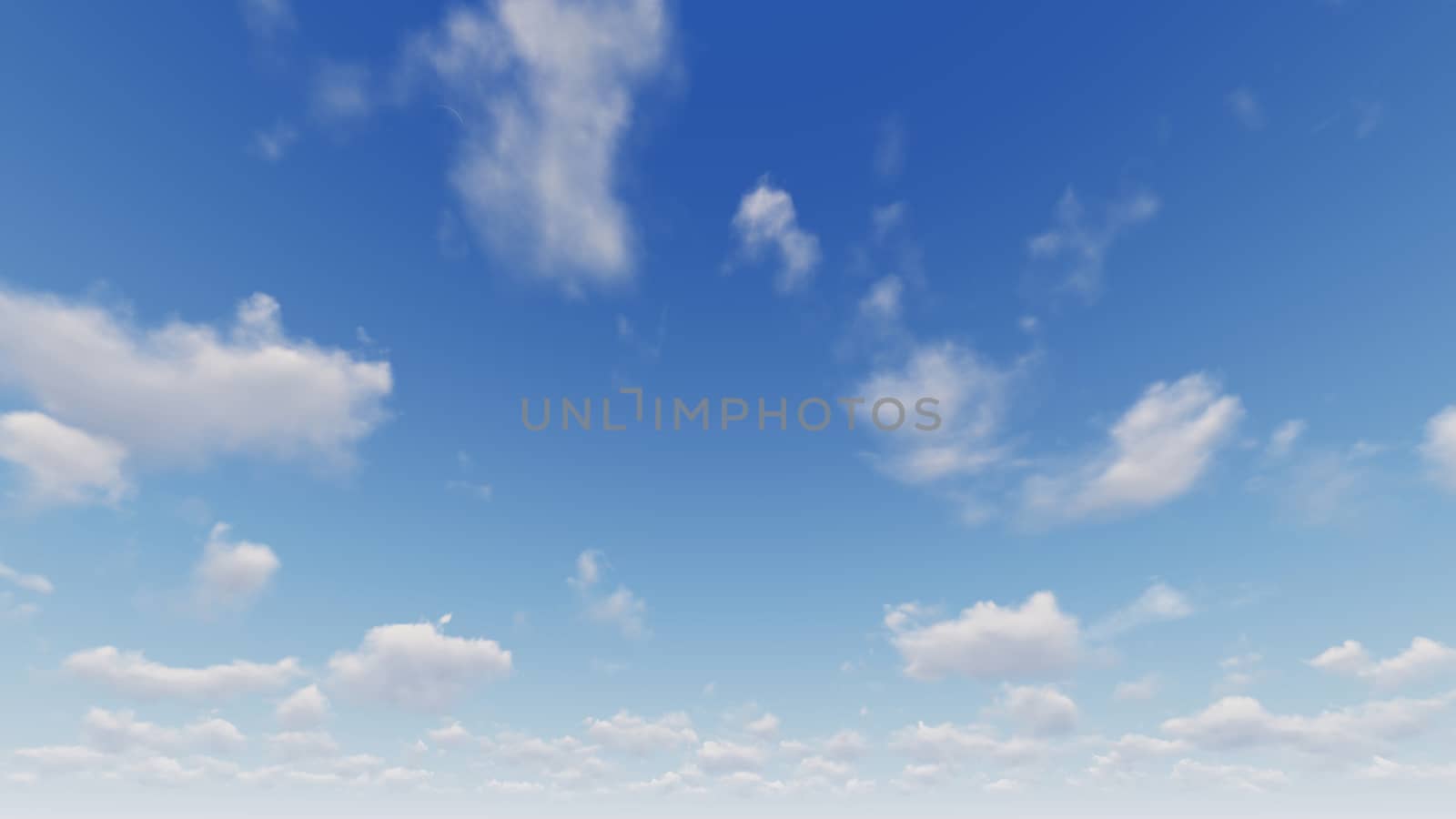 Cloudy blue sky abstract background, blue sky background with tiny clouds, 3d rendering

