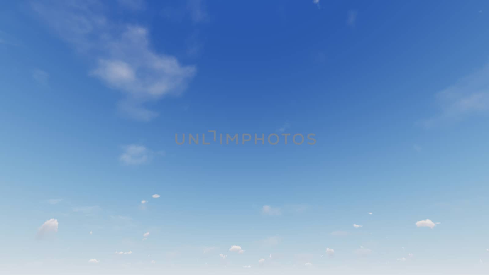 Cloudy blue sky abstract background, blue sky background with tiny clouds, 3d rendering

