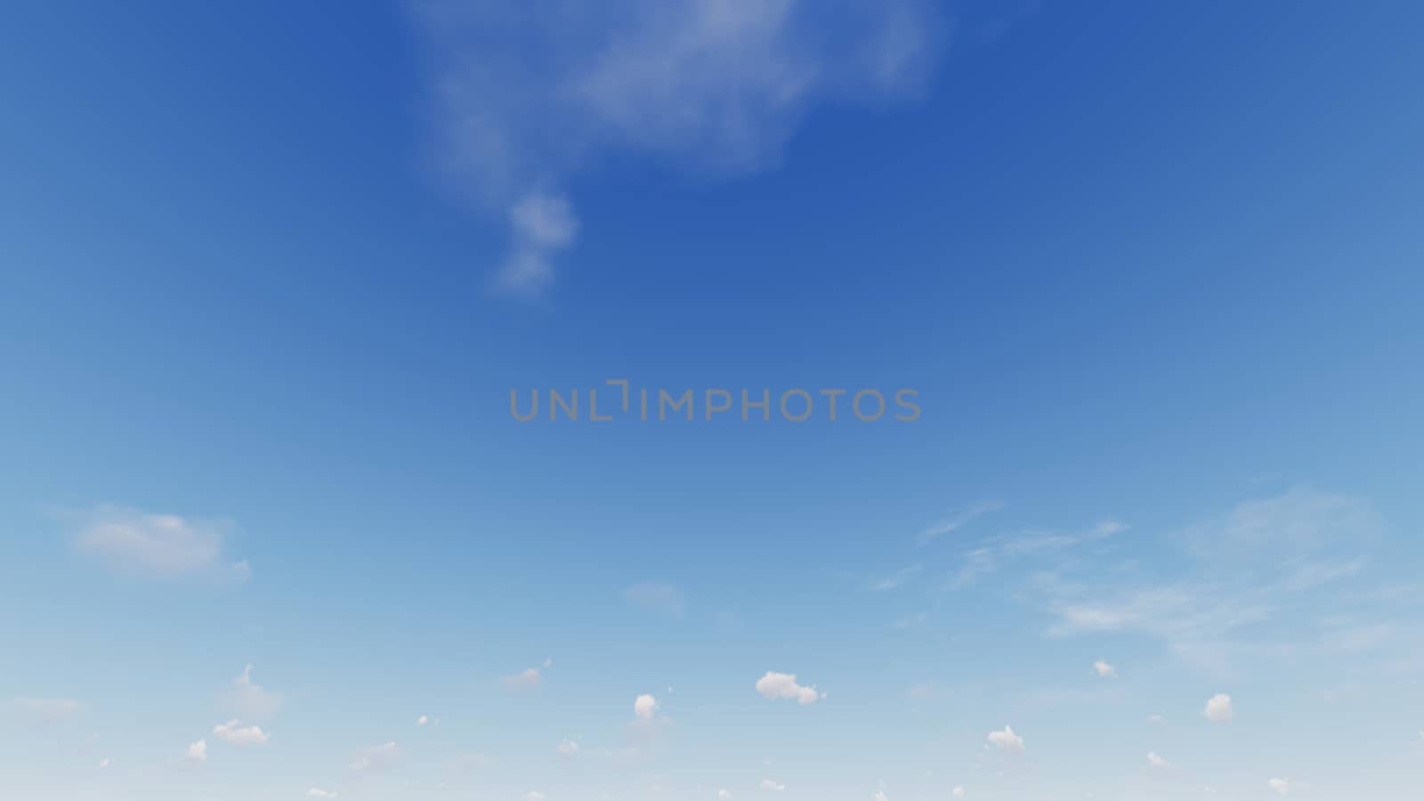 Cloudy blue sky abstract background, blue sky background with tiny clouds, 3d rendering

