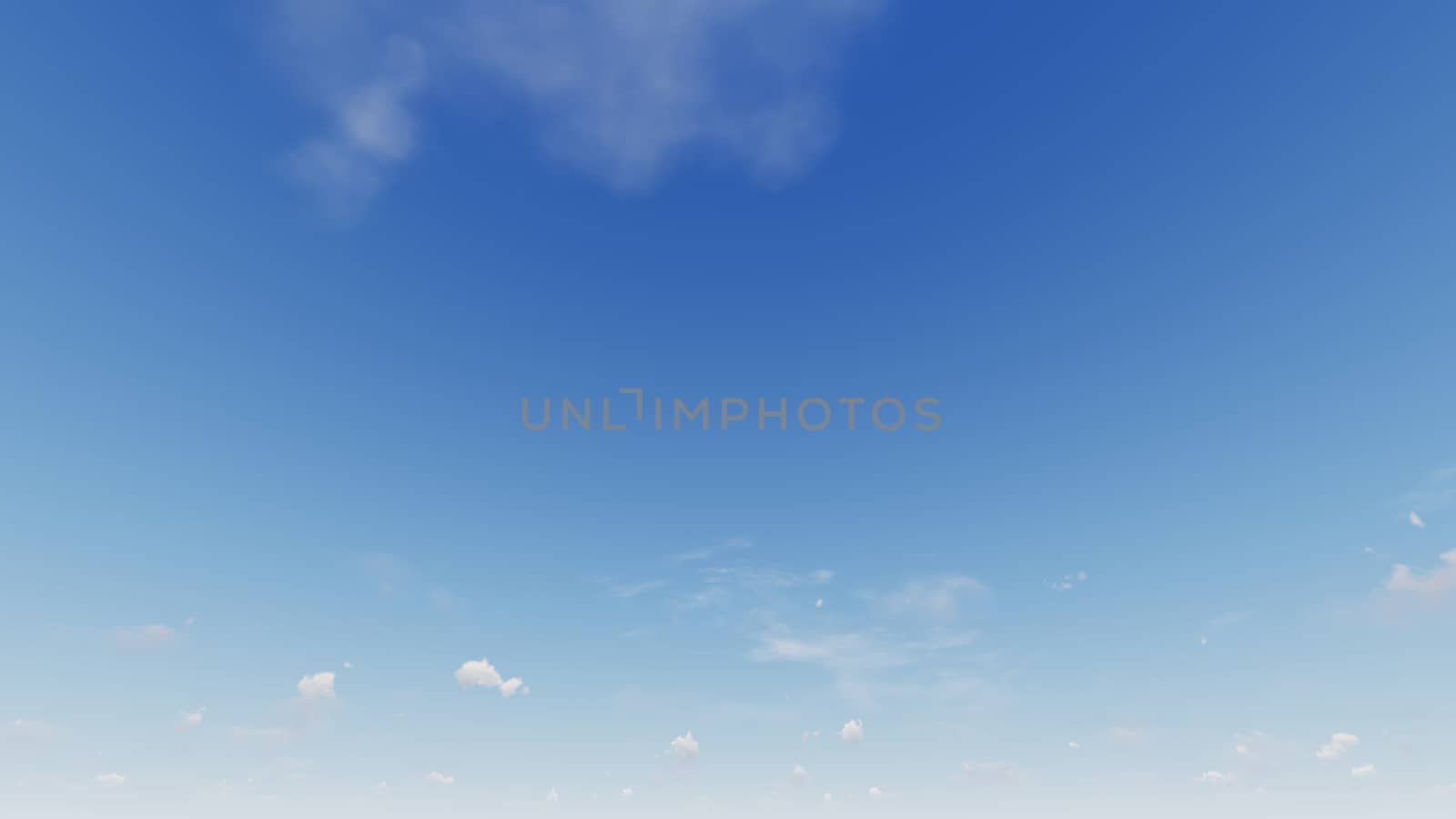 Cloudy blue sky abstract background, blue sky background with tiny clouds, 3d rendering

