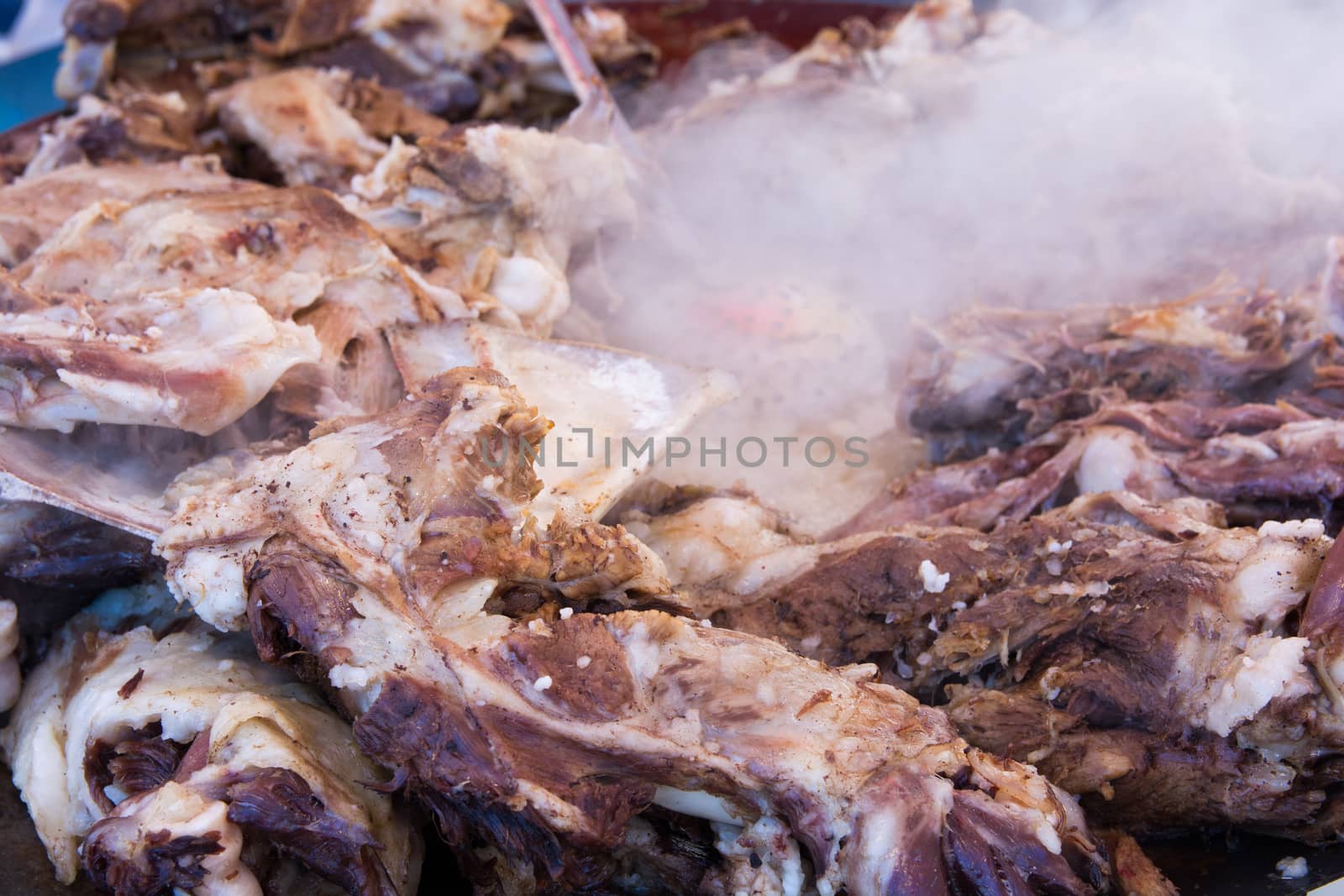 "tandır kebabı" lamb meat is also cooked in a special well furnace for a long time. "Afyonkarahisar Konya's" famous dish/Turkey