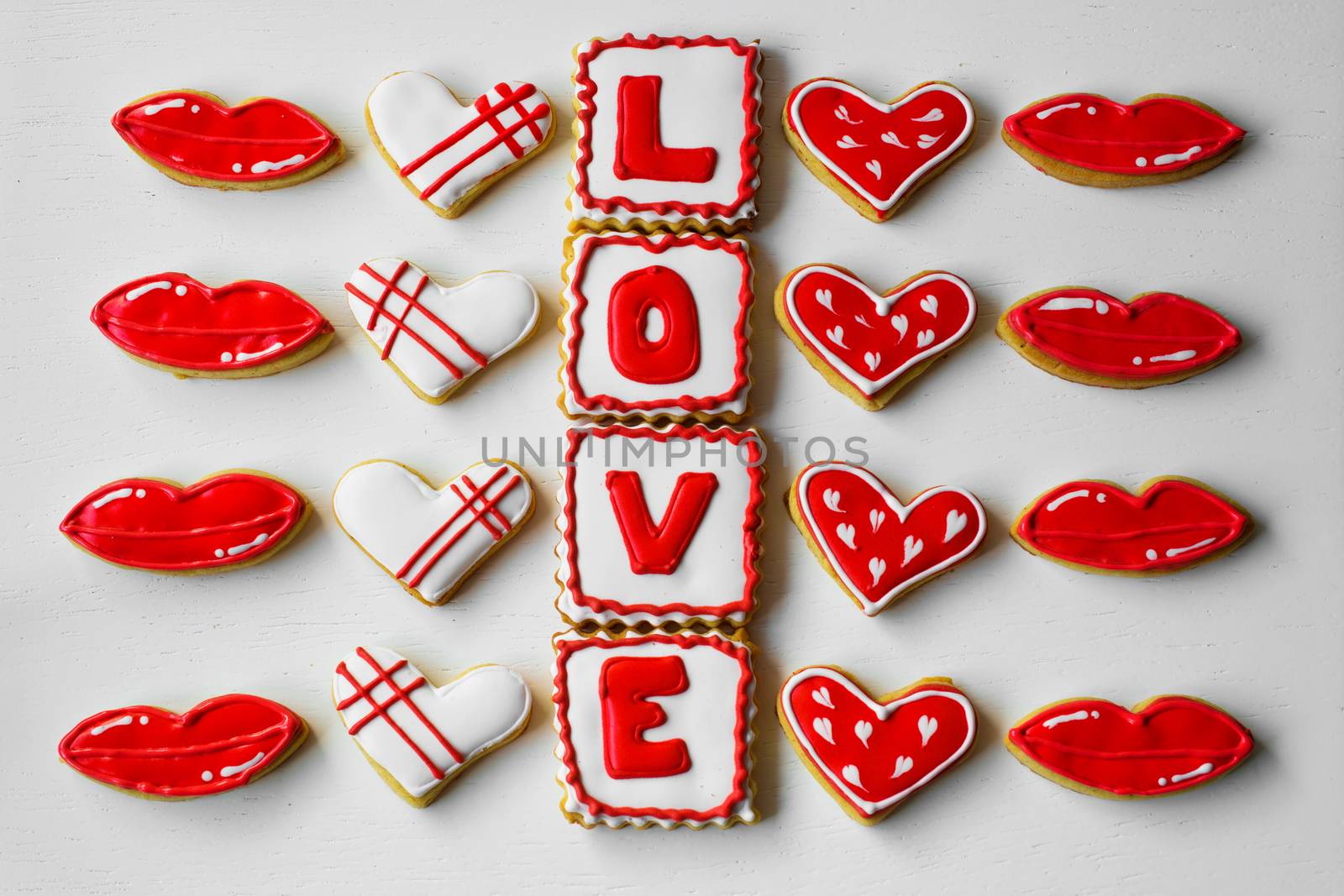 Valentine's Day cookies by yebeka