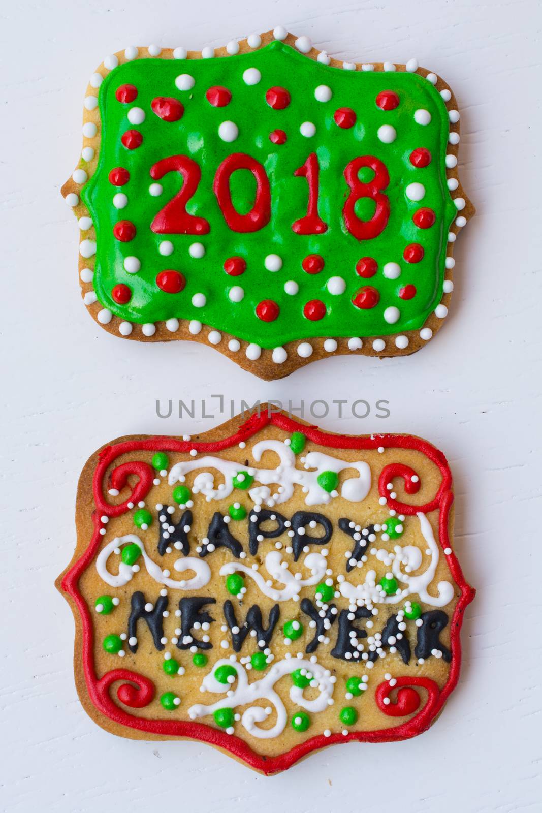 colorful christmas cookies by yebeka