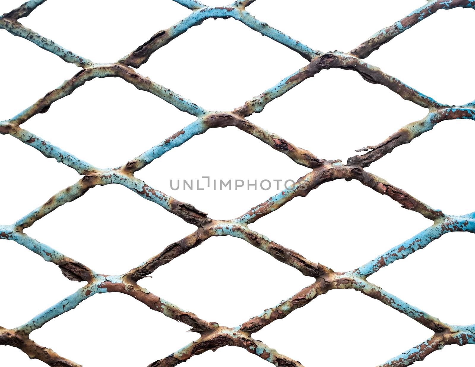 Isolated Old Chain Link Fence by mrdoomits