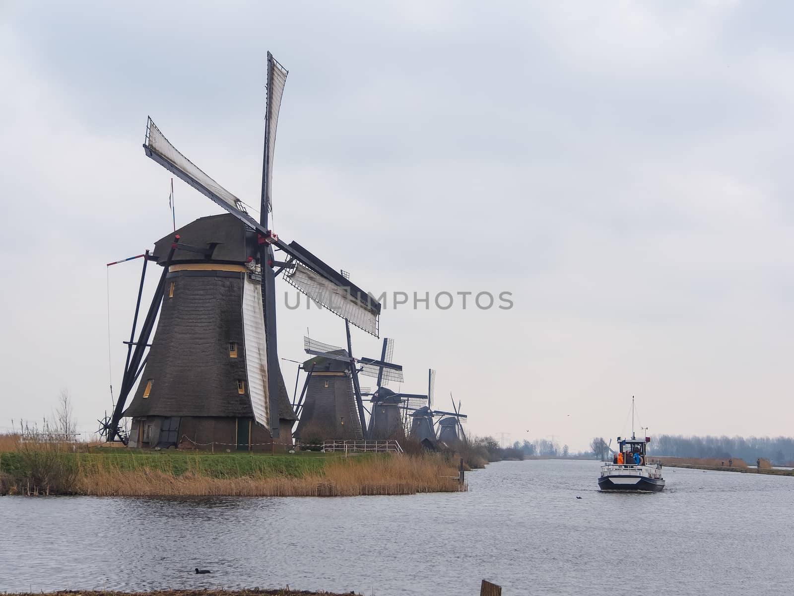 Netherlands rural landscape with windmills by simpleBE