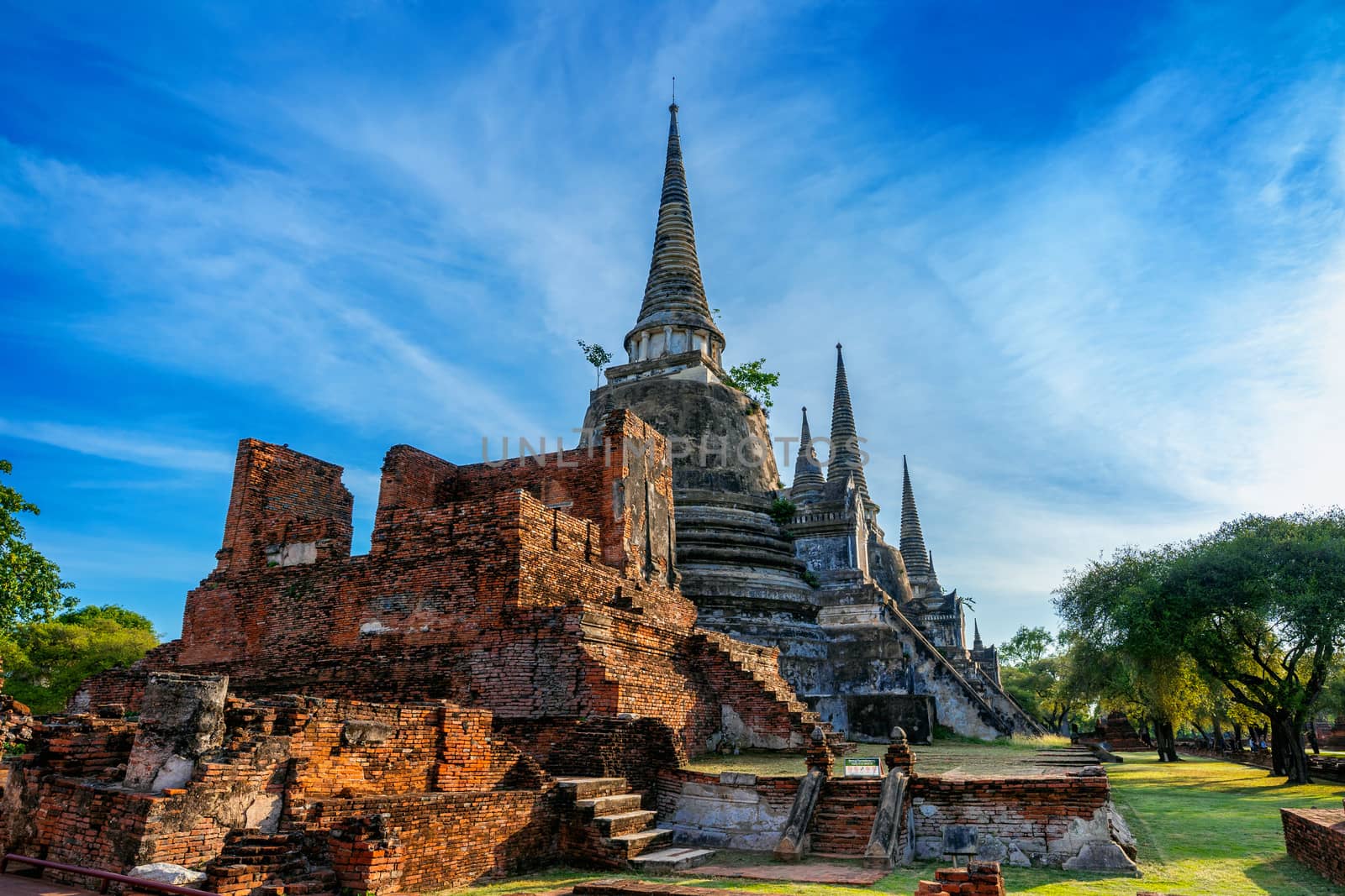 Wat Phra Si Sanphet temple in Ayutthaya Historical Park, Ayutthaya Province, Thailand. UNESCO world heritage. by gutarphotoghaphy
