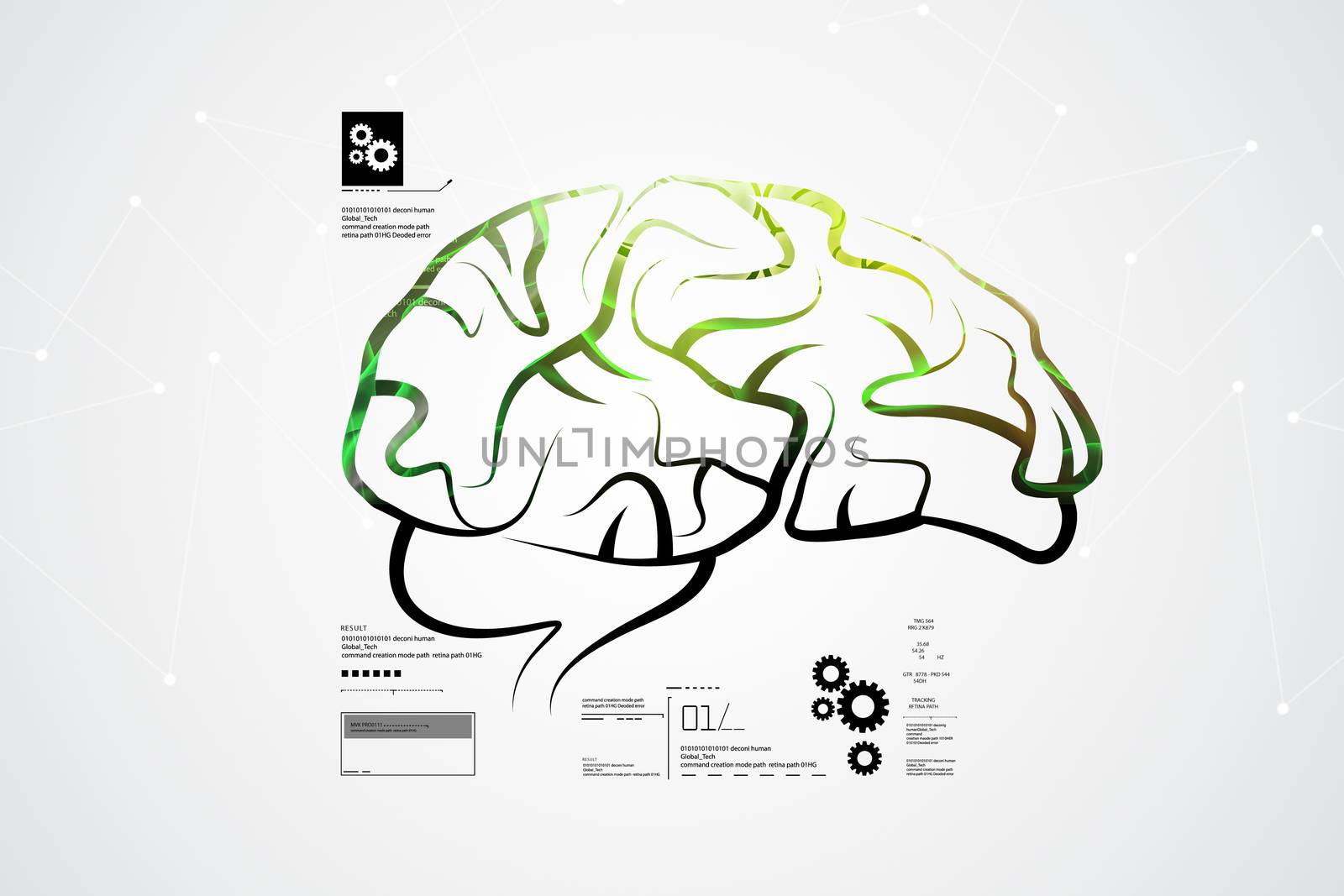 Human brain structure by cuteimage