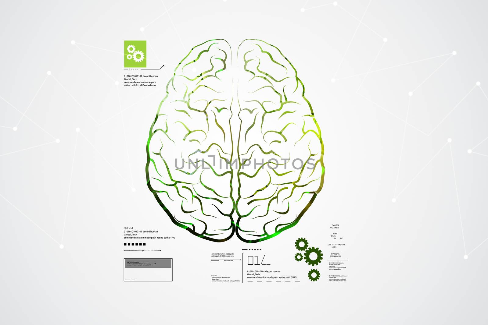 Human brain structure by cuteimage