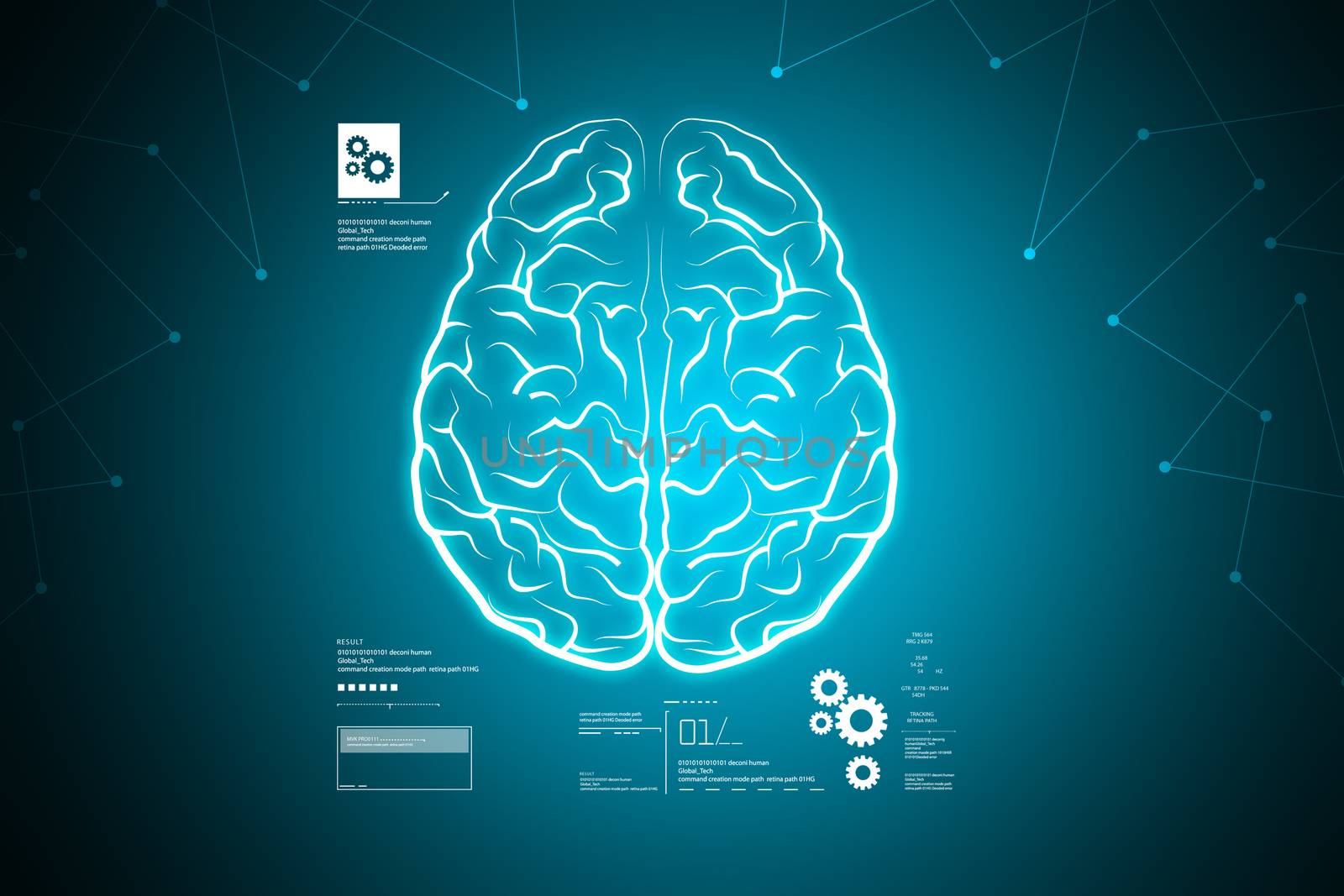 Human brain structure by cuteimage