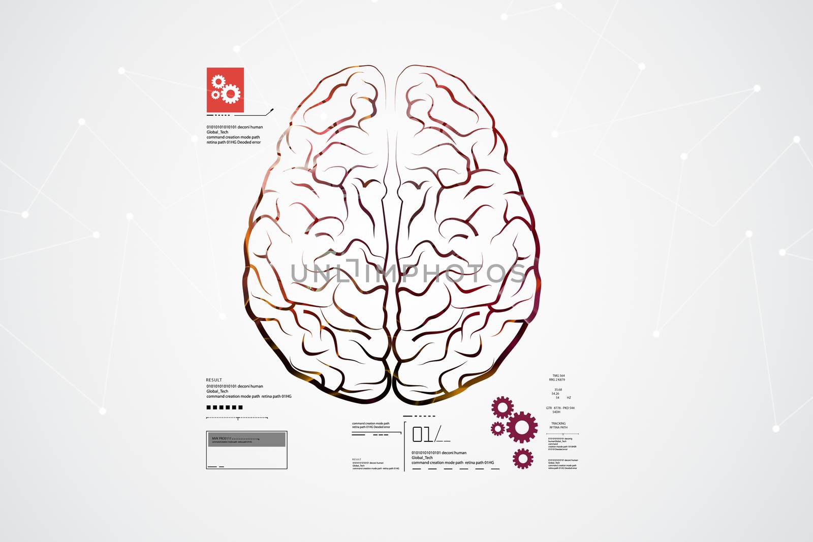 Human brain structure by cuteimage